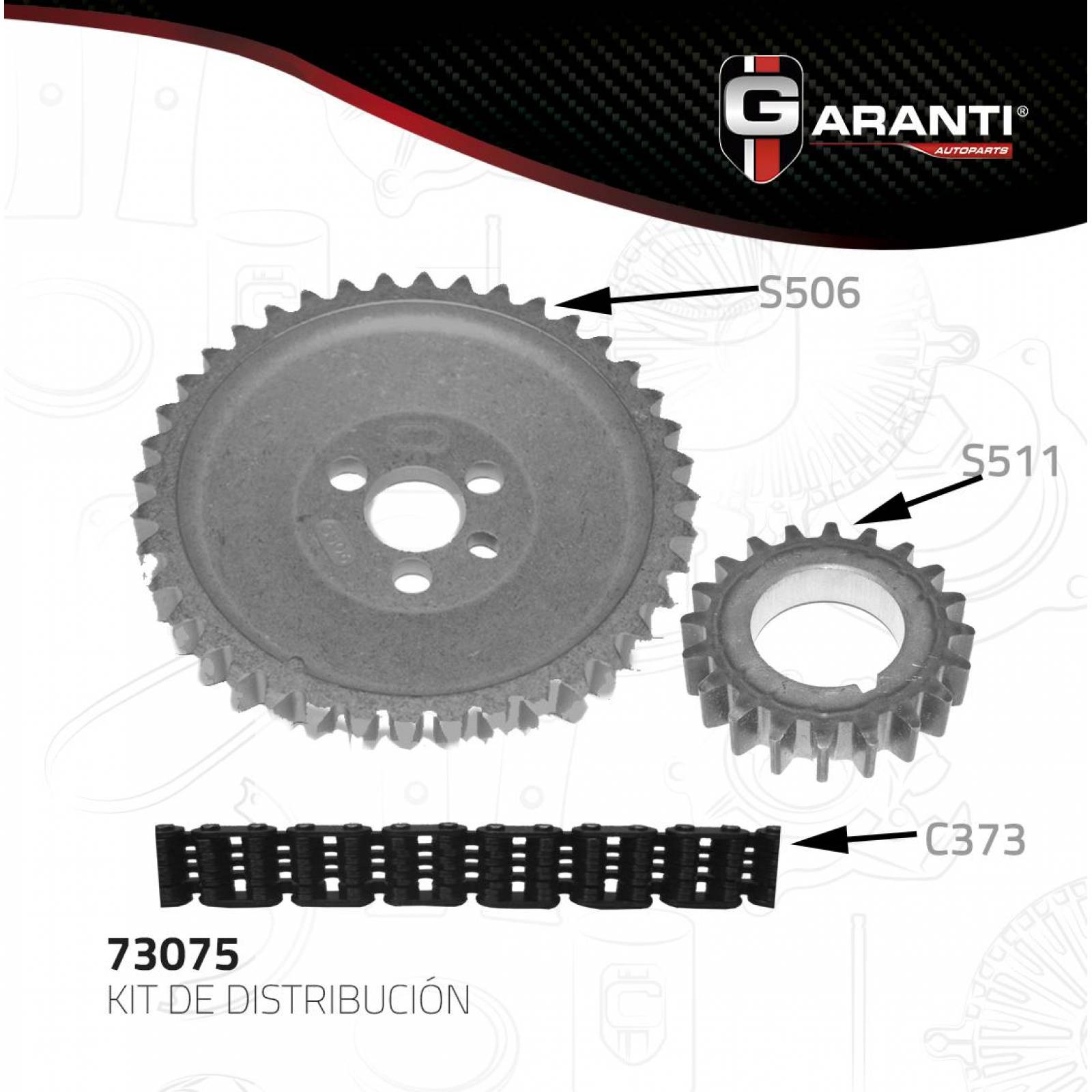 Kit Distribucion Para Gmc S15_Jimmy 1983 - 1989 (Garanti) 