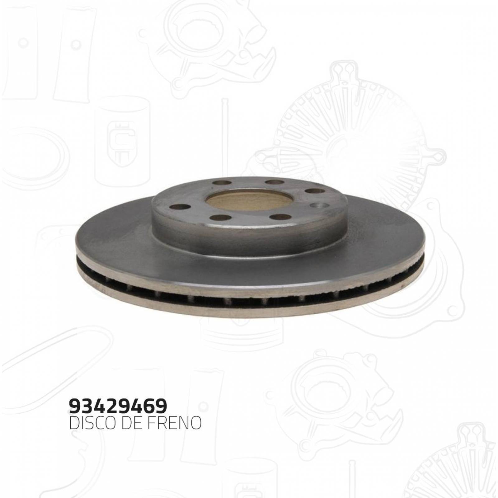 Disco Freno Para Chevrolet Chevy_Monza 1996 - 2012 (FP) 