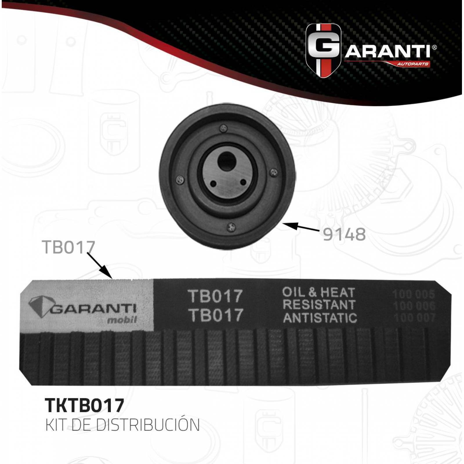Kit Distribucion Para Volkswagen Atlantic 1981 - 1986 (Garanti) 