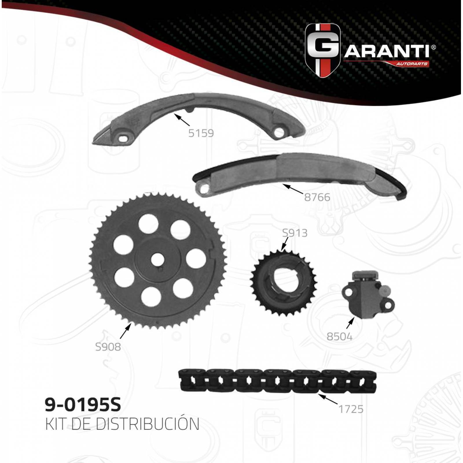Kit Distribucion Para Saab 9_7X 2005 - 2007 (Garanti) 