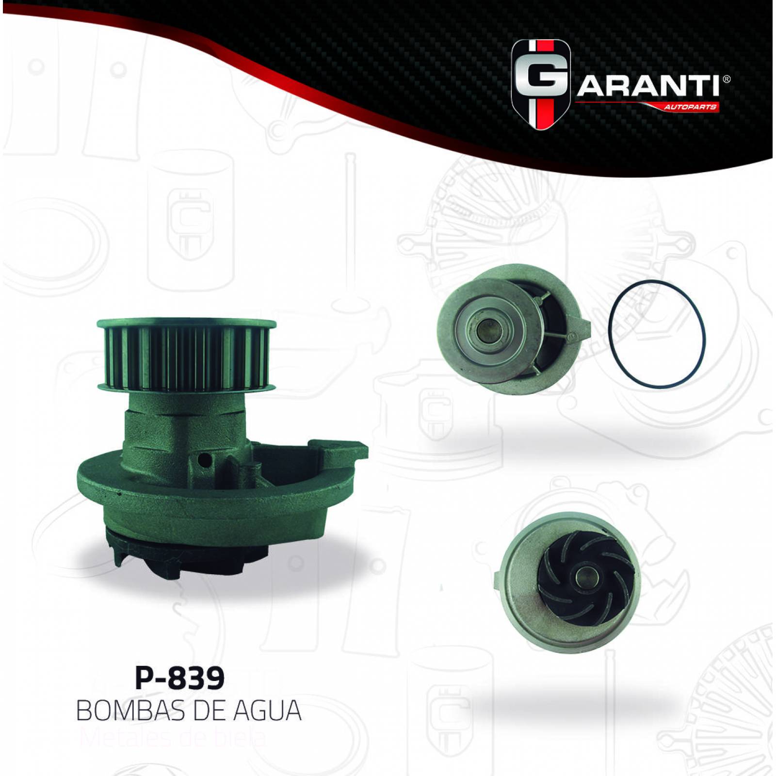 Bomba Agua Para Pontiac Sunbird 1986 - 1986 (Garanti) 