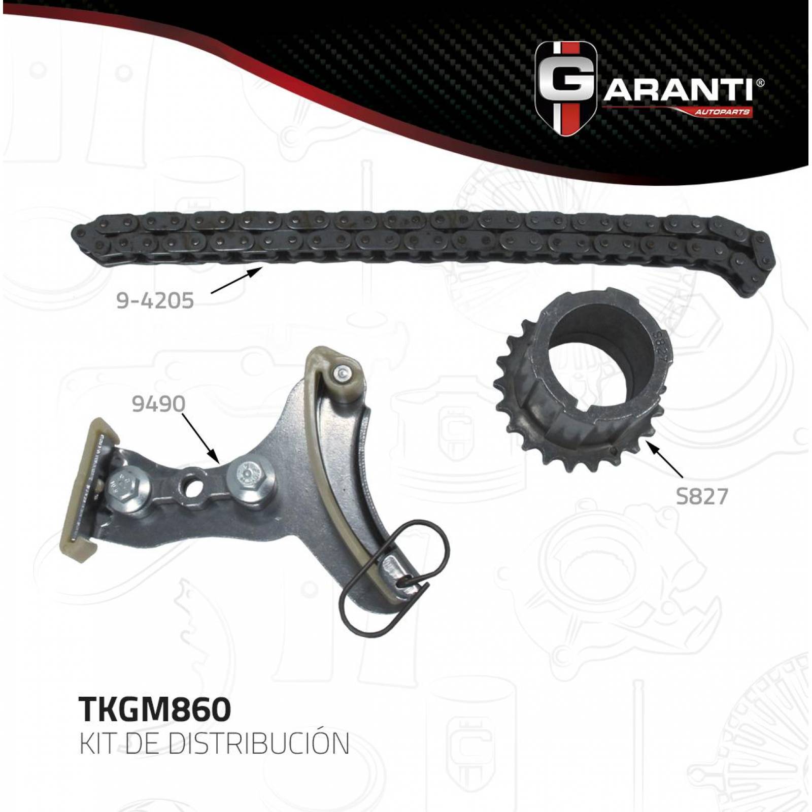 Kit Distribucion Para Gmc Savana_2500 2008 - 2015 (Garanti) 
