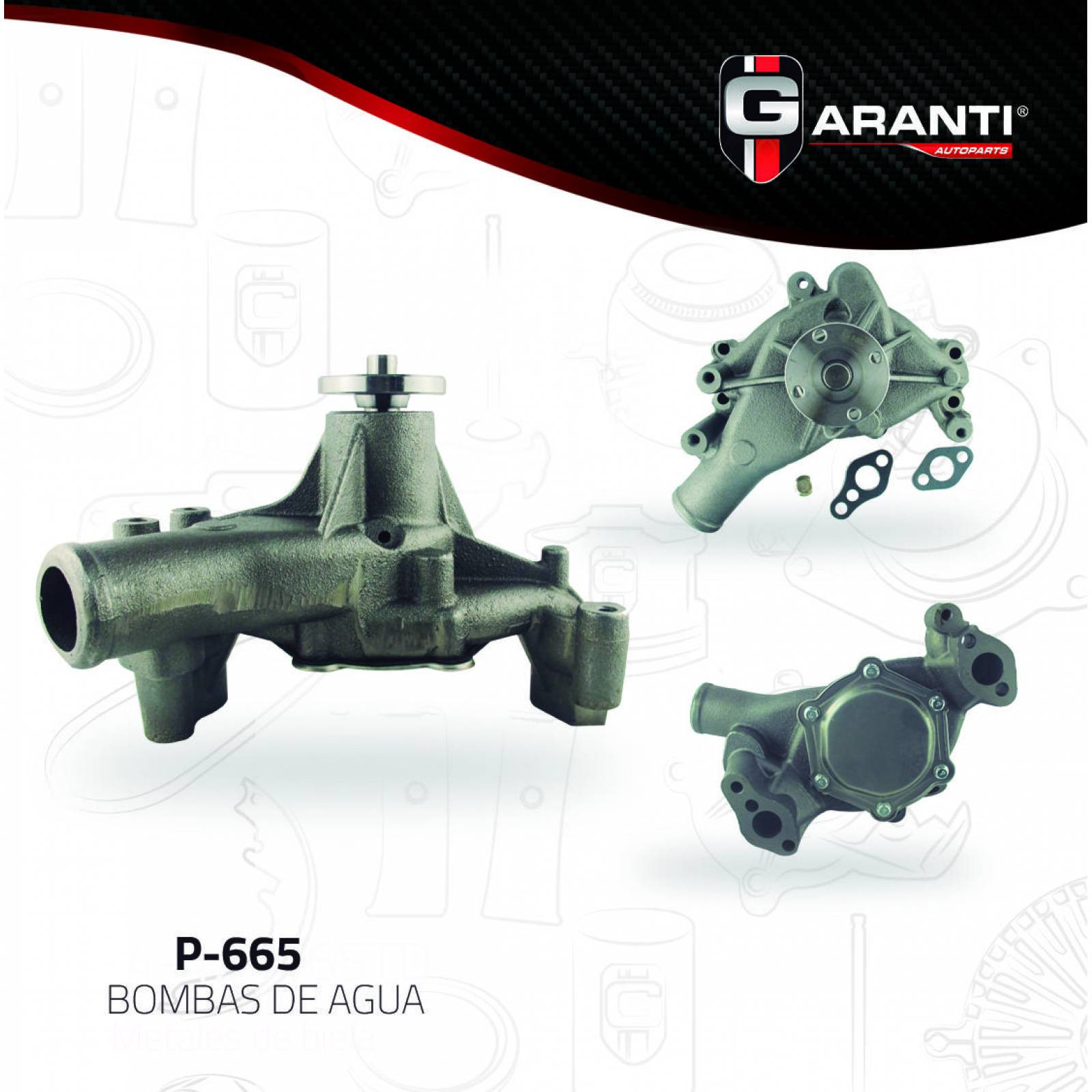 Bomba Agua Para Gmc C2500 1980 - 1986 (Garanti) 