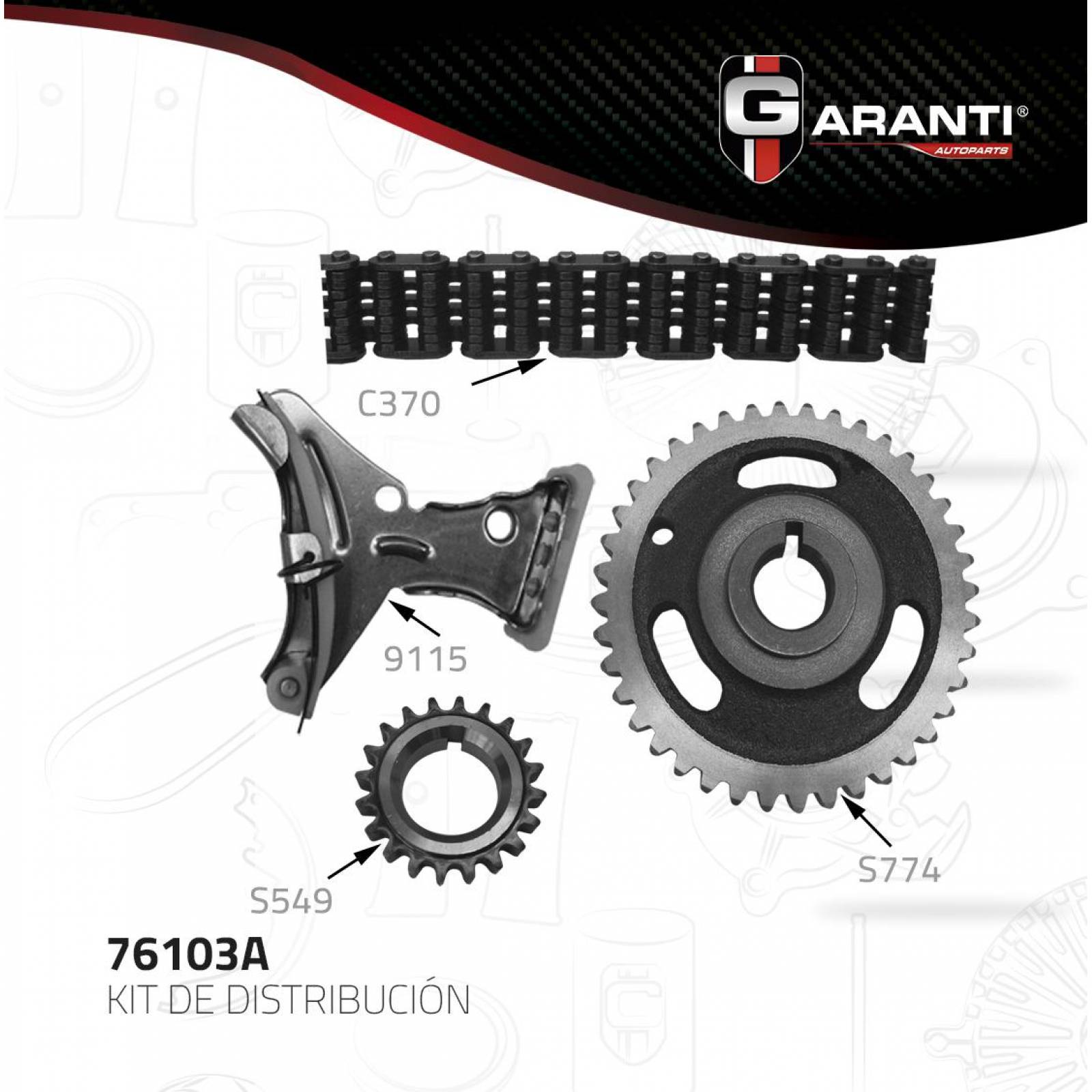Kit Distribucion Para Gmc Sonoma 1994 - 2003 (Garanti) 