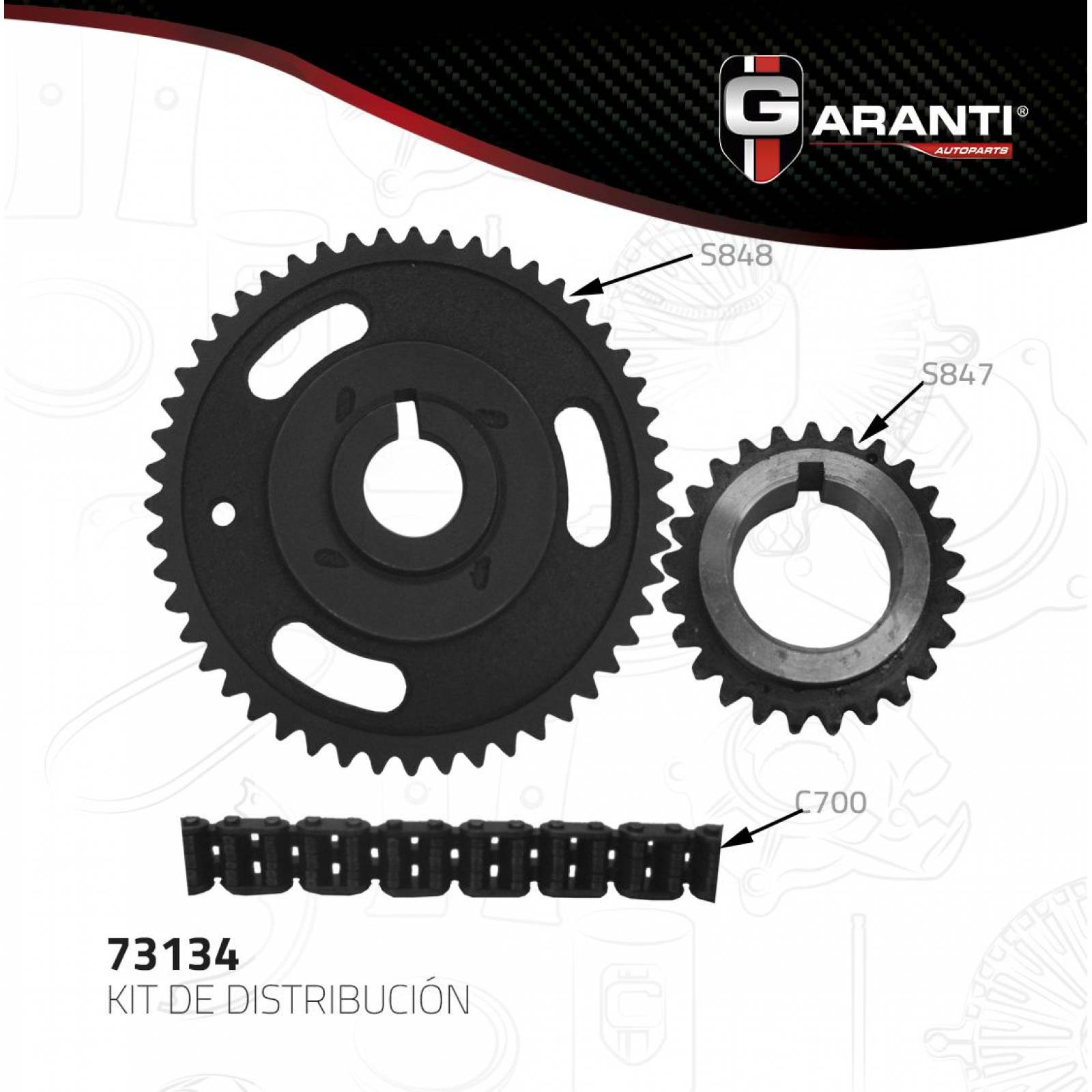 Kit Distribucion Para Chevrolet Uplander 2005 - 2006 (Garanti) 