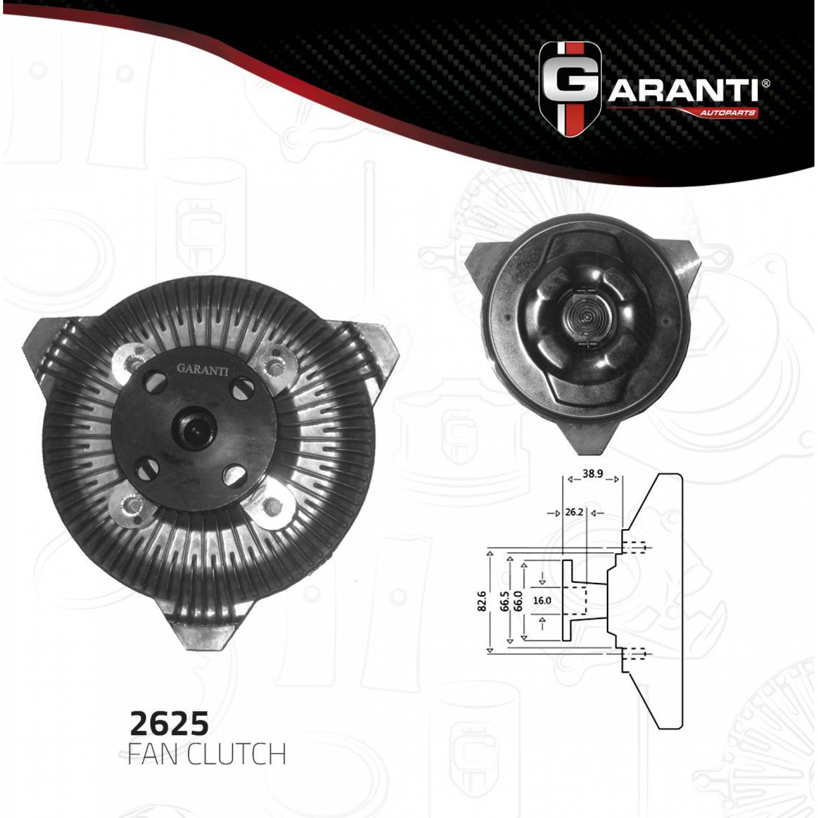 Fan Clutch Para Jeep Comanche 1982 - 1992 (Garanti) 