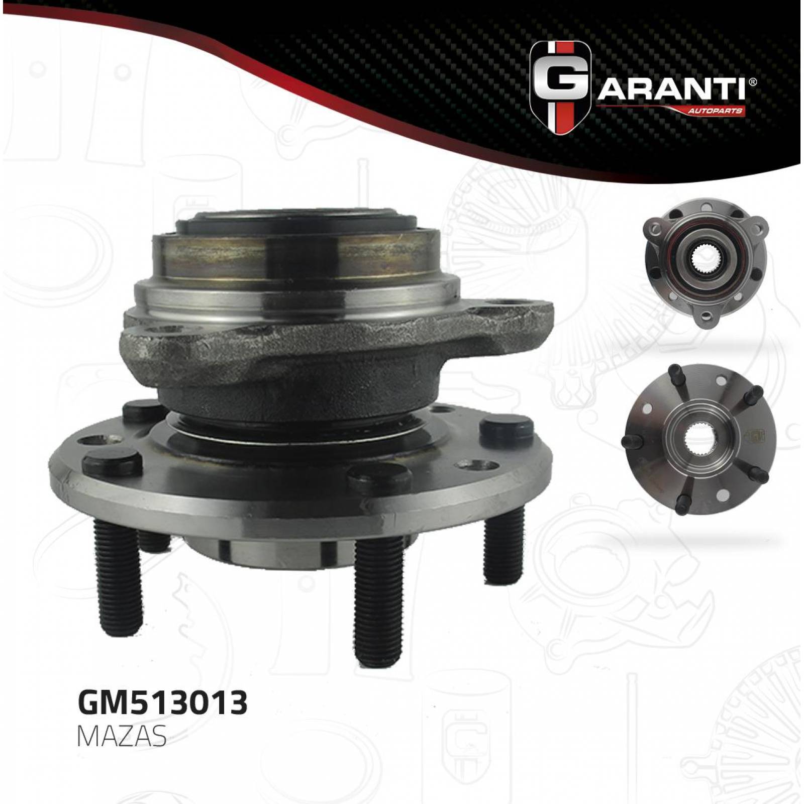 Maza Rueda Para Gmc Safari 1983 - 1989 (Garanti) 