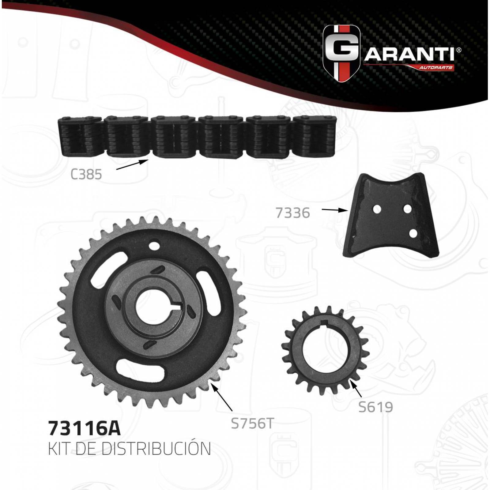 Kit Distribucion Para Chevrolet Lumina 1995 - 1999 (Garanti) 