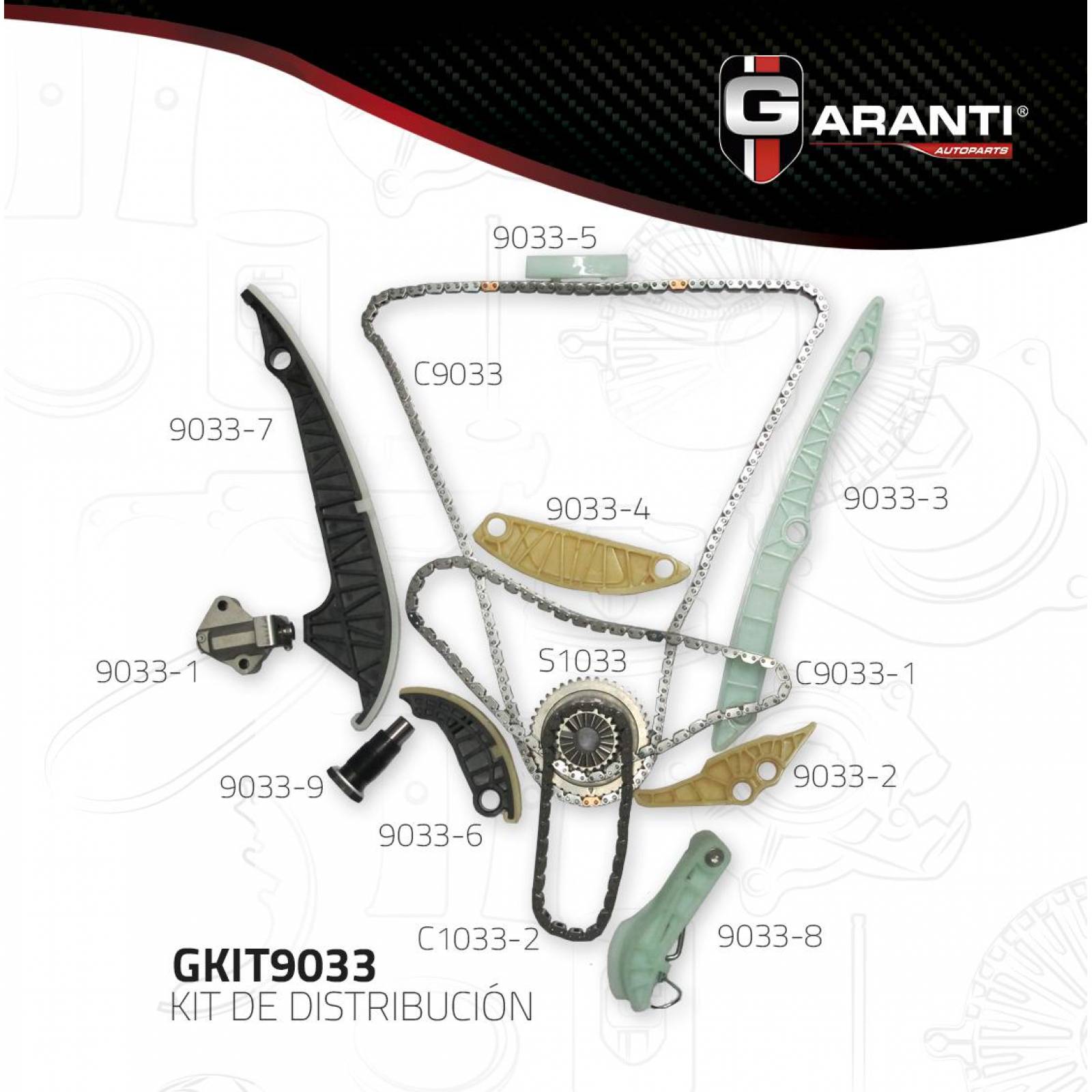Kit Distribucion Para Volkswagen Passat 2009 - 2019 (Garanti) 