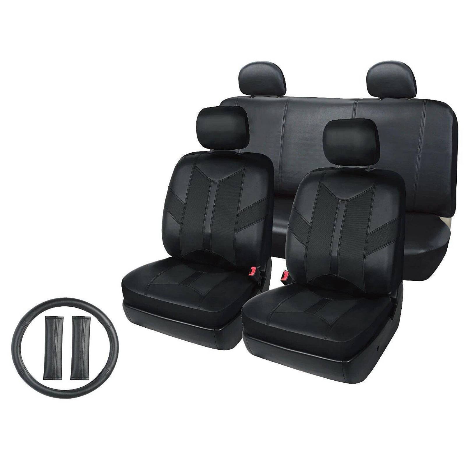 13 Pza´s Cubreasientos Piel Para Nissan Altima Gxe 1998 - 2001 (XCar)