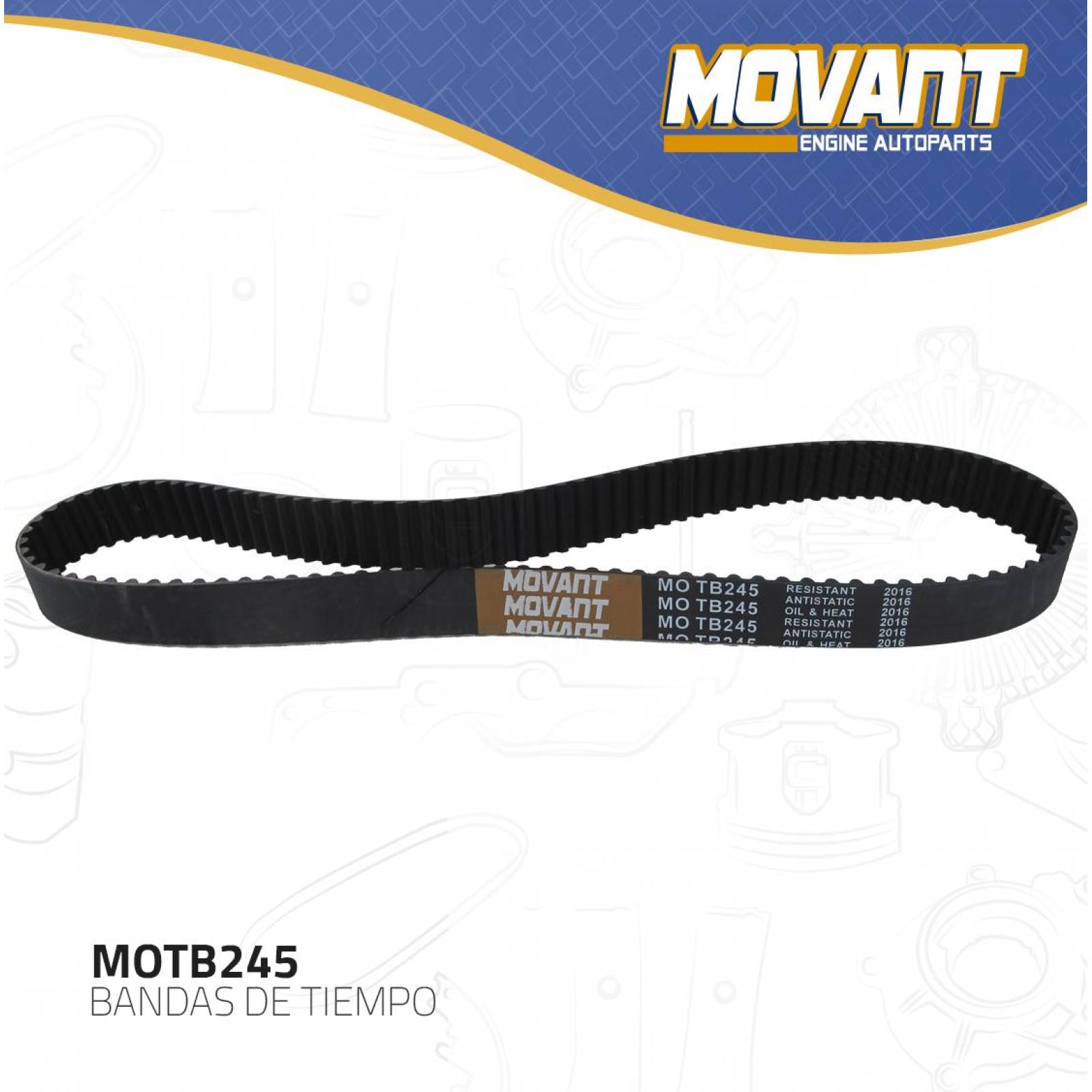 Banda Tiempo Para Chrysler Cirrus 1995 - 2000 (MOVANT) 