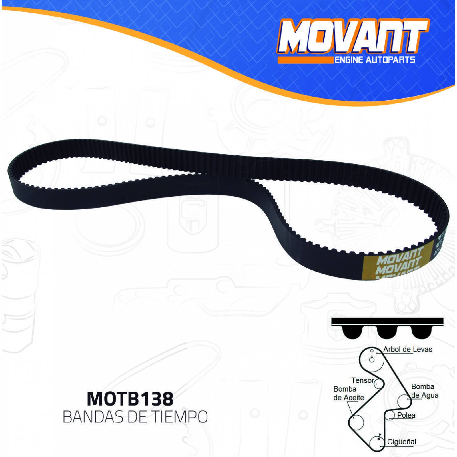 Banda Tiempo Para Toyota Celica 1989 - 1995 (GARANTI) 