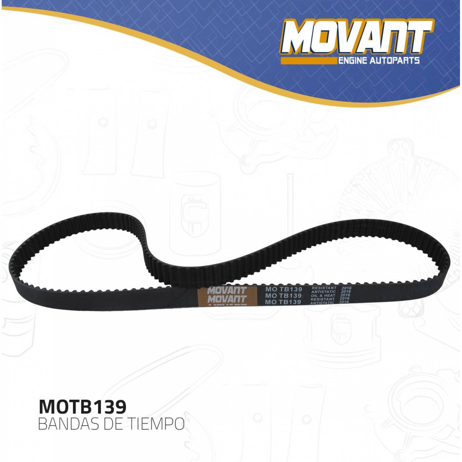 Banda Tiempo Para Dodge Stealth 1993 - 1996 (MOVANT) 