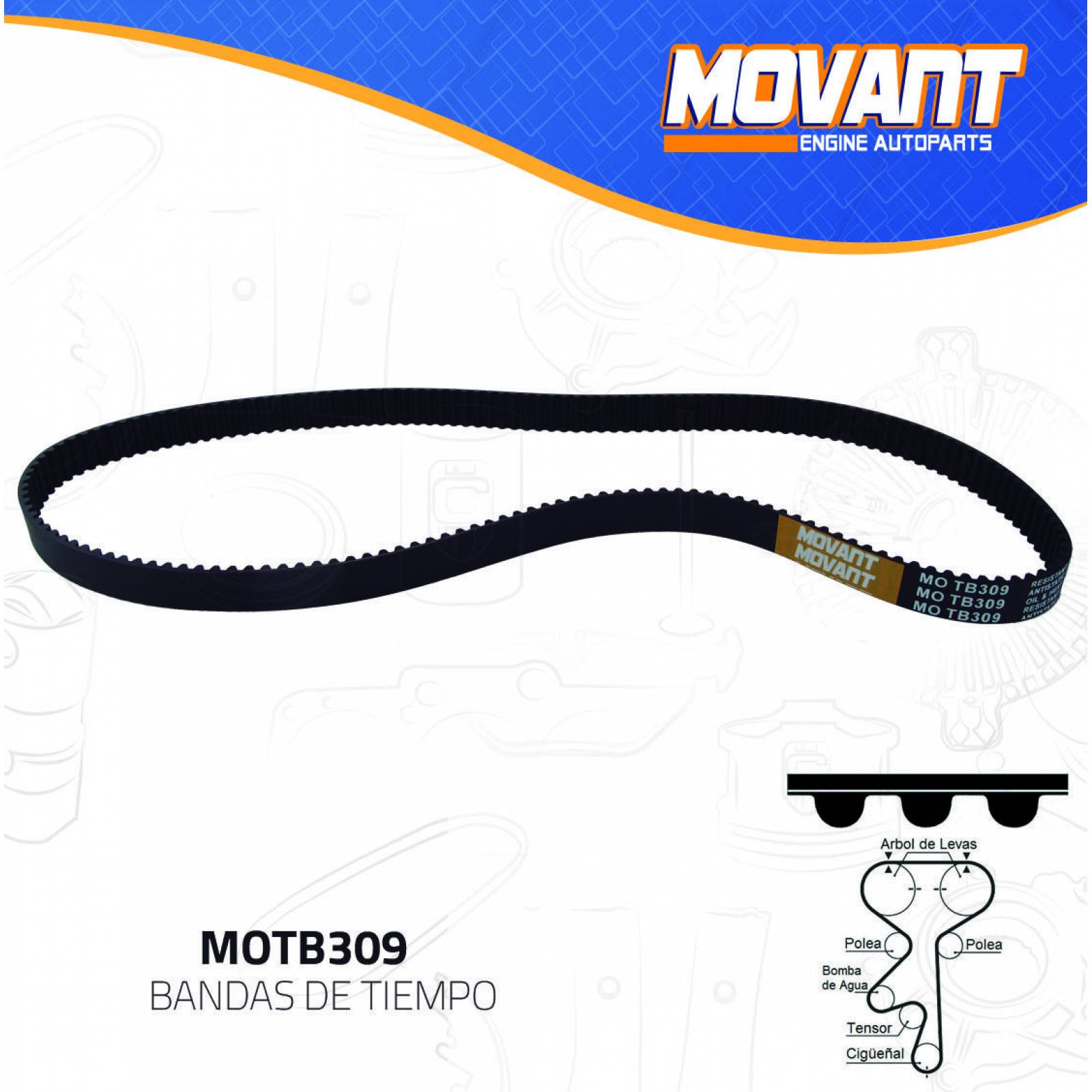 Banda Tiempo Para Suzuki Reno 2005 - 2007 (MOVANT) 