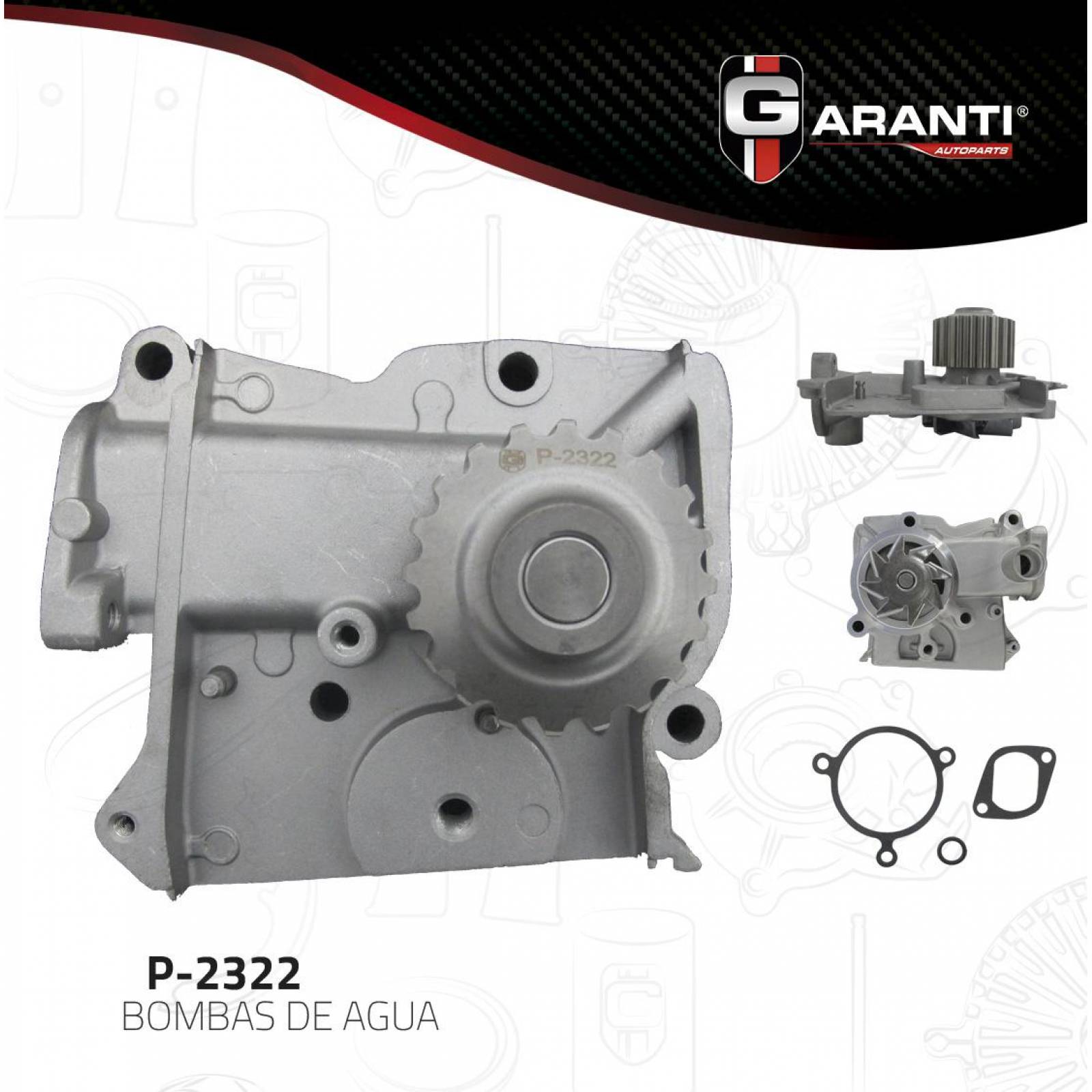 Bomba De Agua Para Mazda 626 1986 - 1987 (Garanti) 