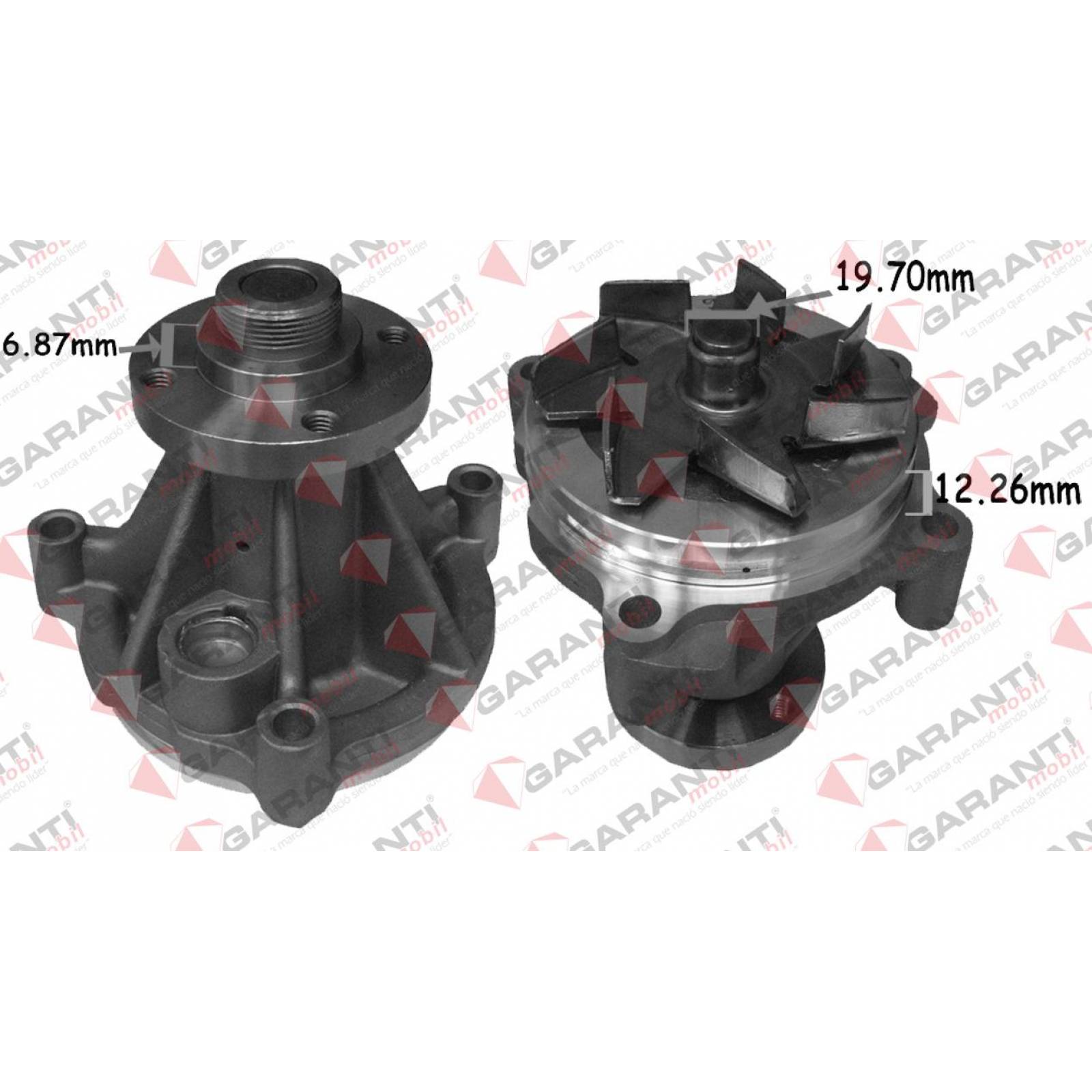Bomba De Agua Para Ford F250/F350/E350 7.3L Powerstroke 1996-2003 - Nuevo, Aluminio Y Acero