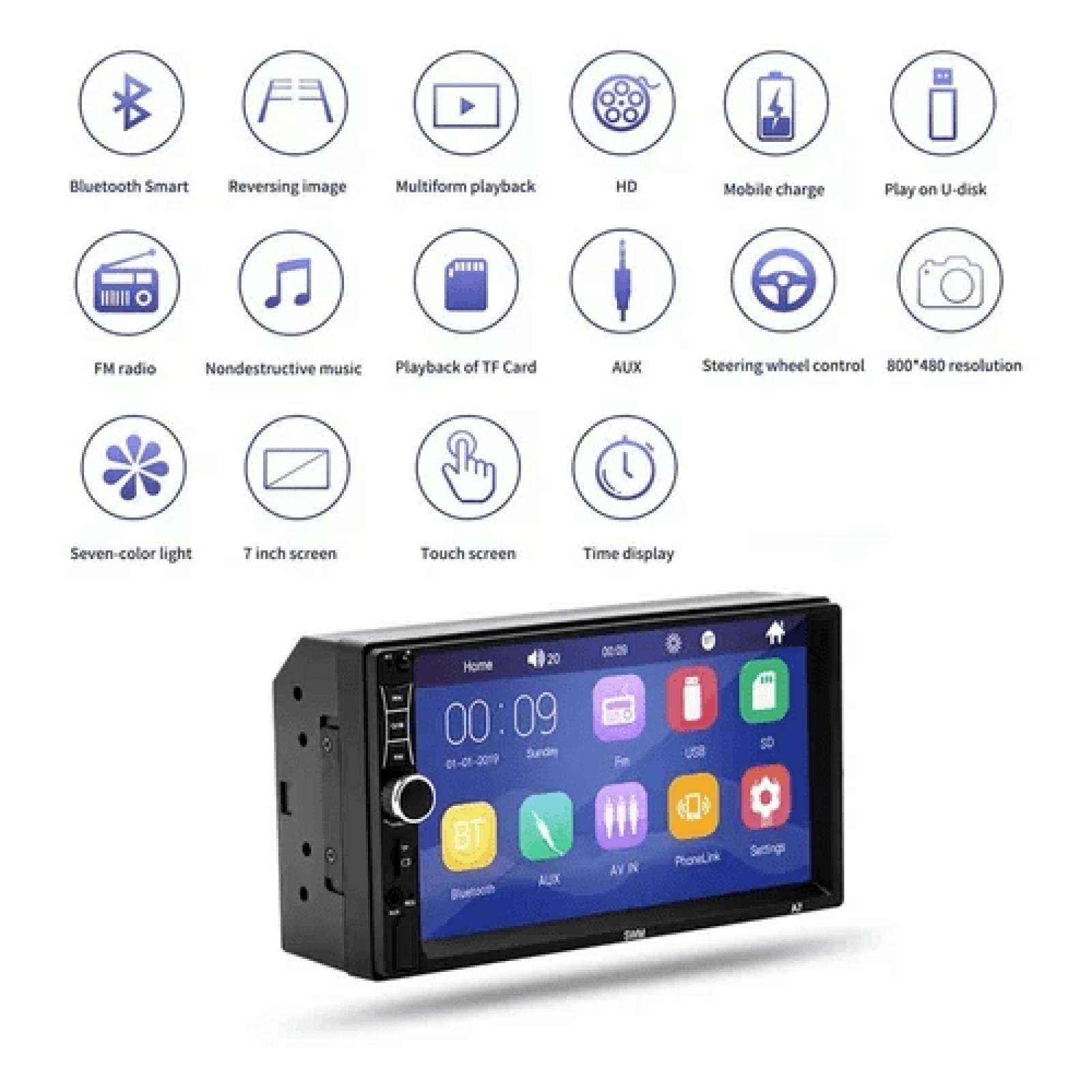 Estereo Pantalla Touch Para Nissan Tsuru Iii Gst 1992 - 1997 (Reakosound) 