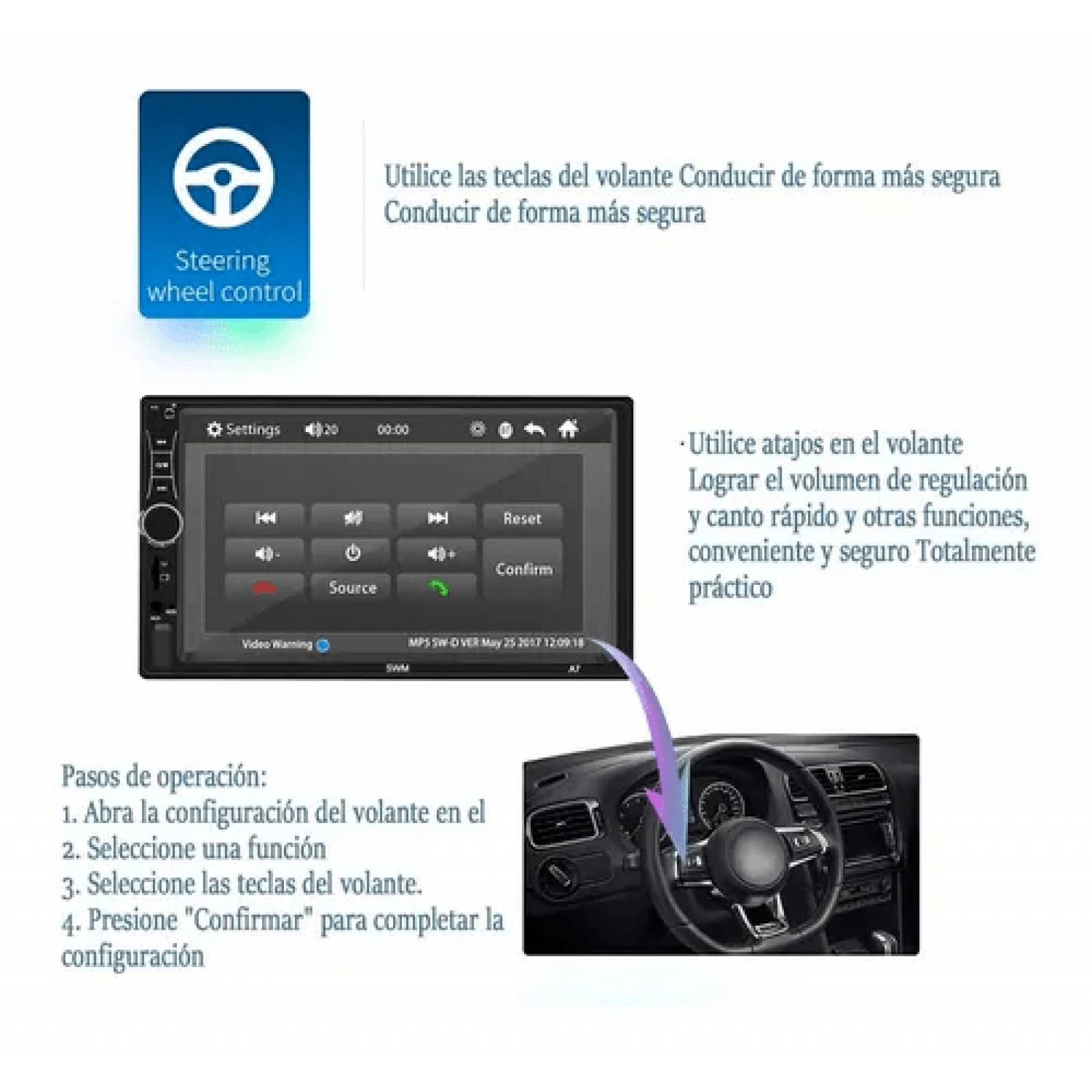 Estereo Pantalla Touch Para Seat Toledo 1973 - 2020 (Reakosound) 