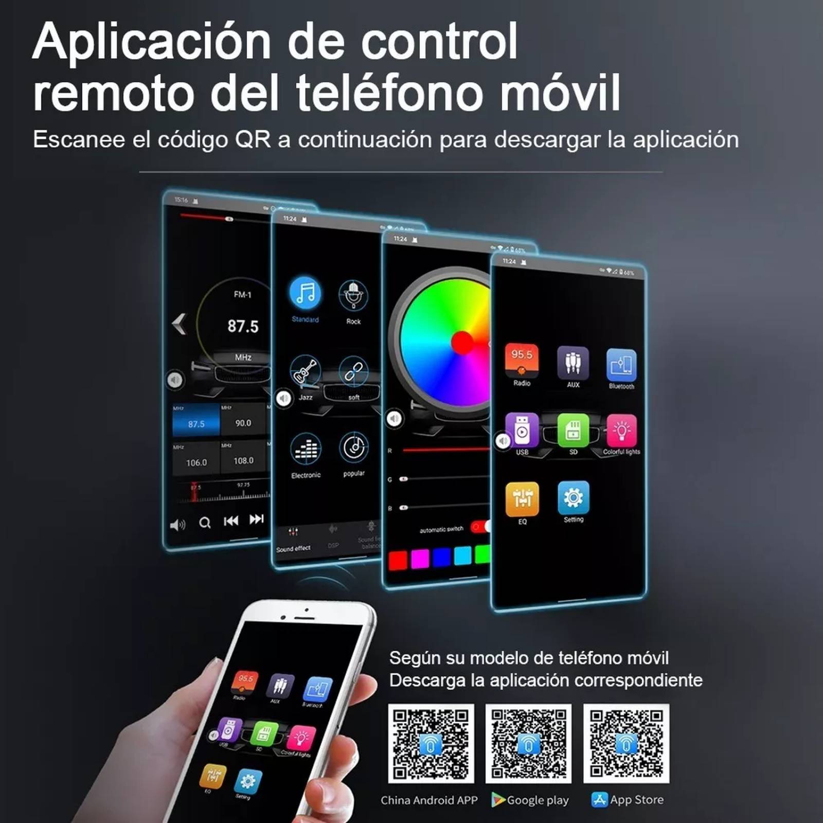 Estereo Mp3 Bluetooth Para Kenworth Varios 1987 - 1998 (HIVOZ) 