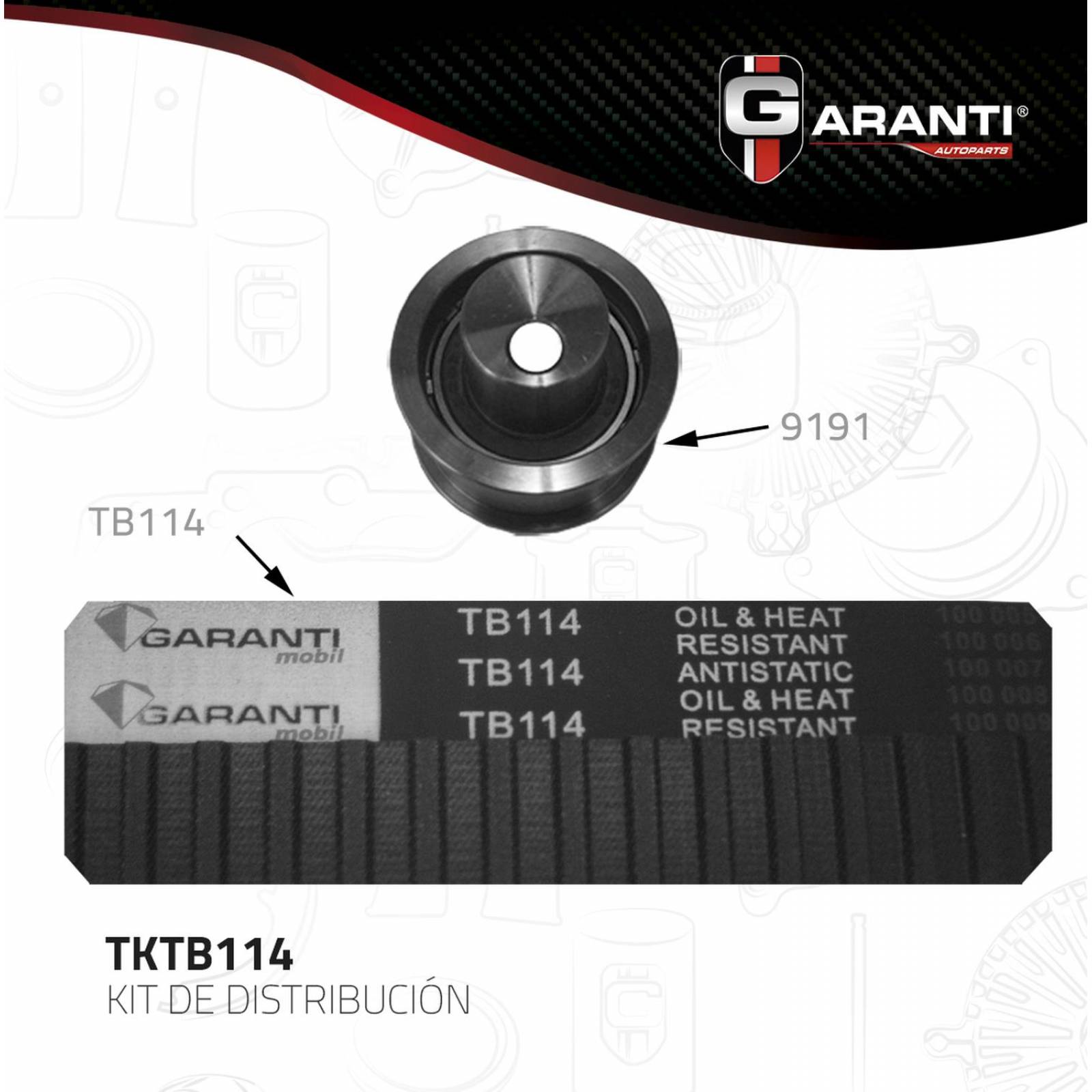 Kit Distribucion Para Chrysler Lebaron 1986 - 1987 (Garanti) 