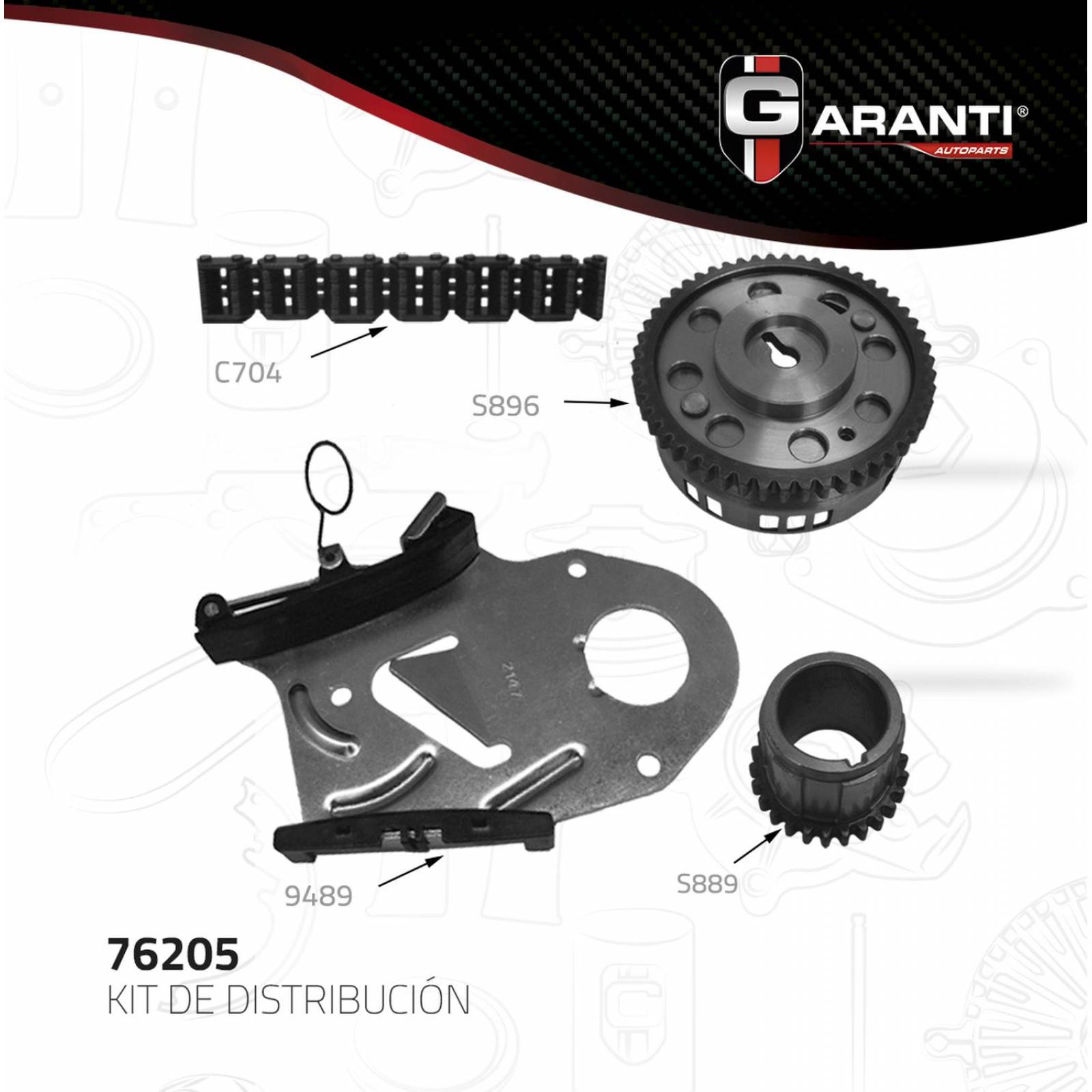 Kit Distribucion Para Dodge Challenger 2008 - 2010 (Garanti) 