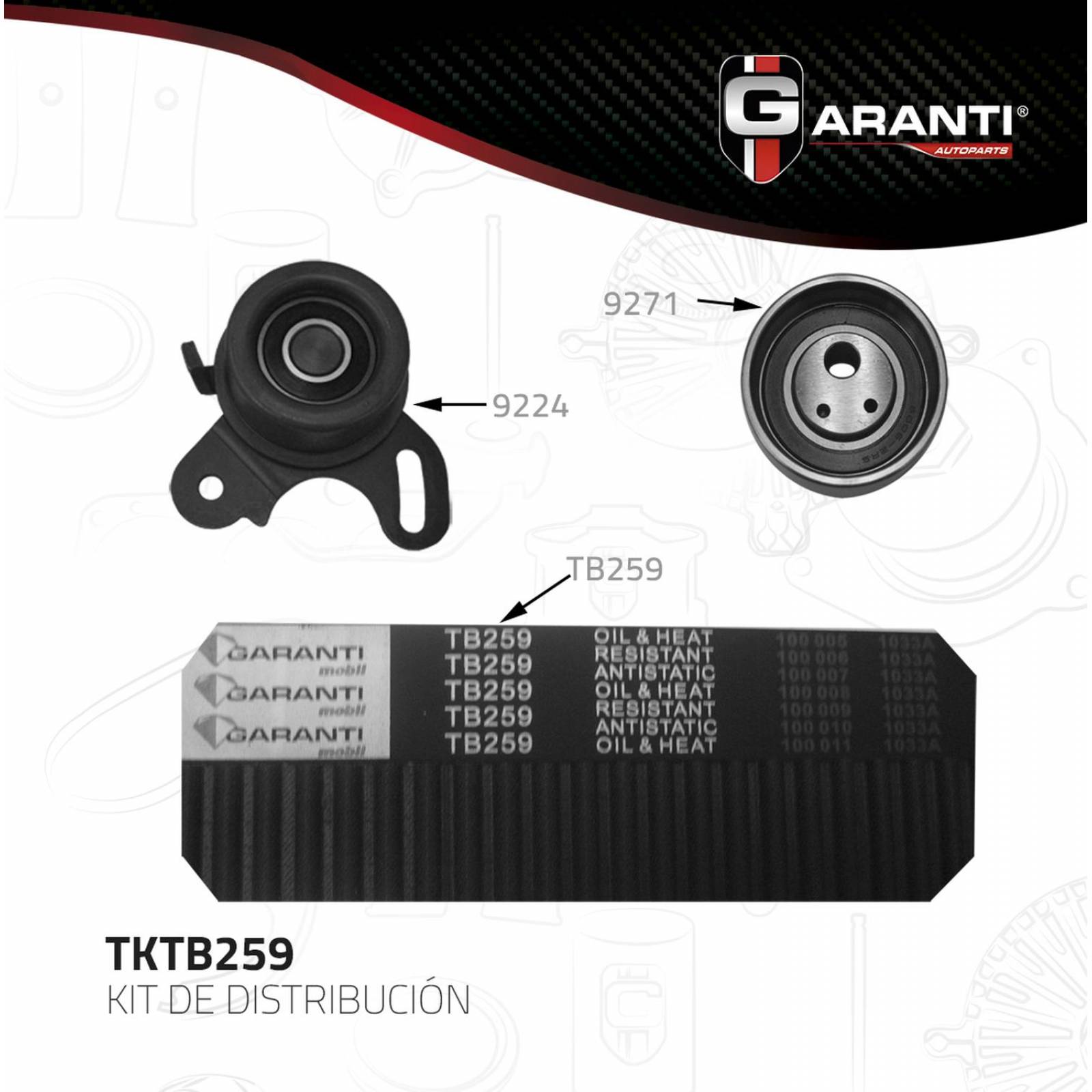 Kit Distribucion Para Mitsubishi Montero Sport 1997 - 2003 (Garanti)