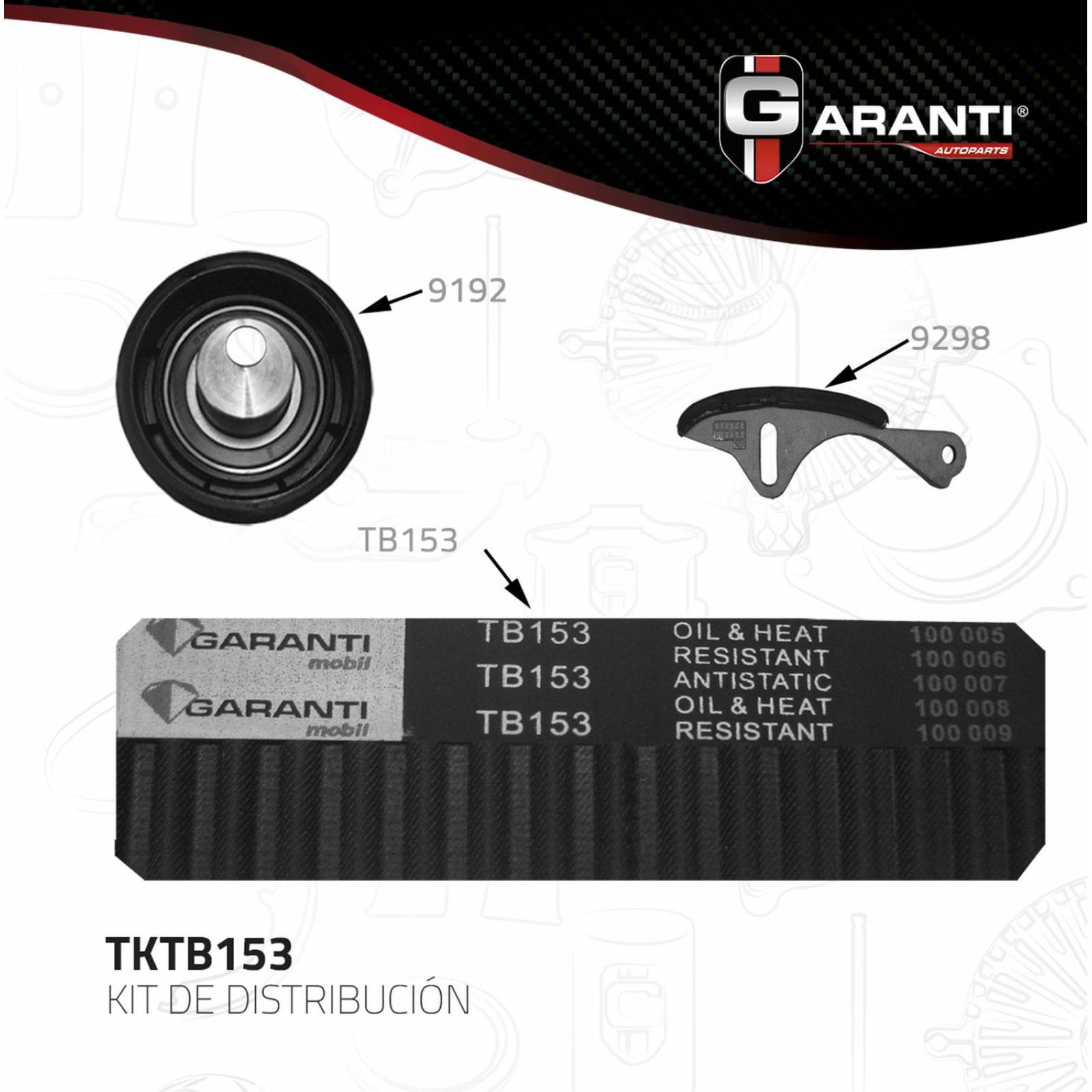 Kit Distribucion Para Dodge Daytona 1984 - 1993 (Garanti) 