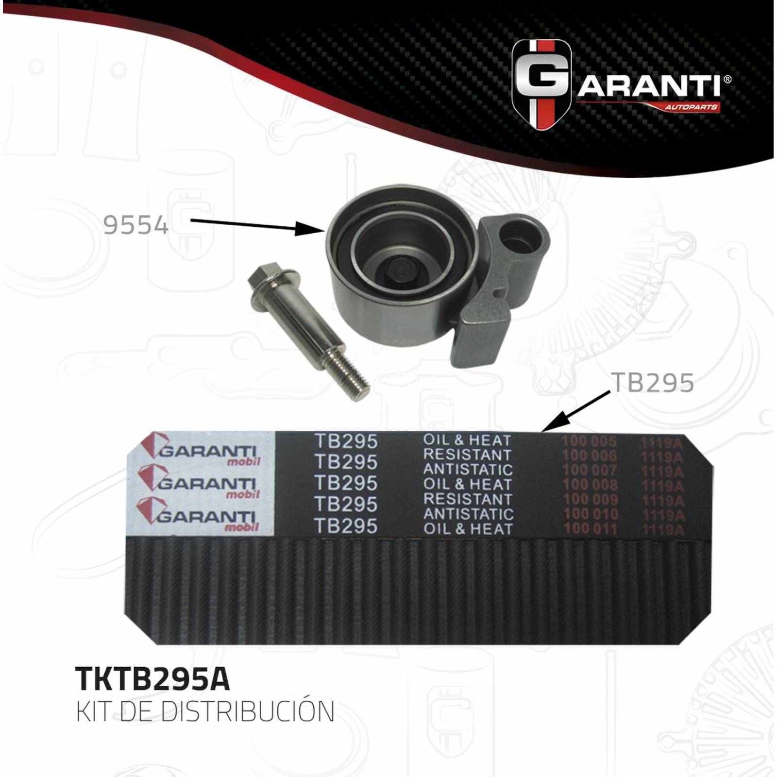 Kit Distribucion Para Volkswagen Routan 2009 - 2010 (Garanti) 