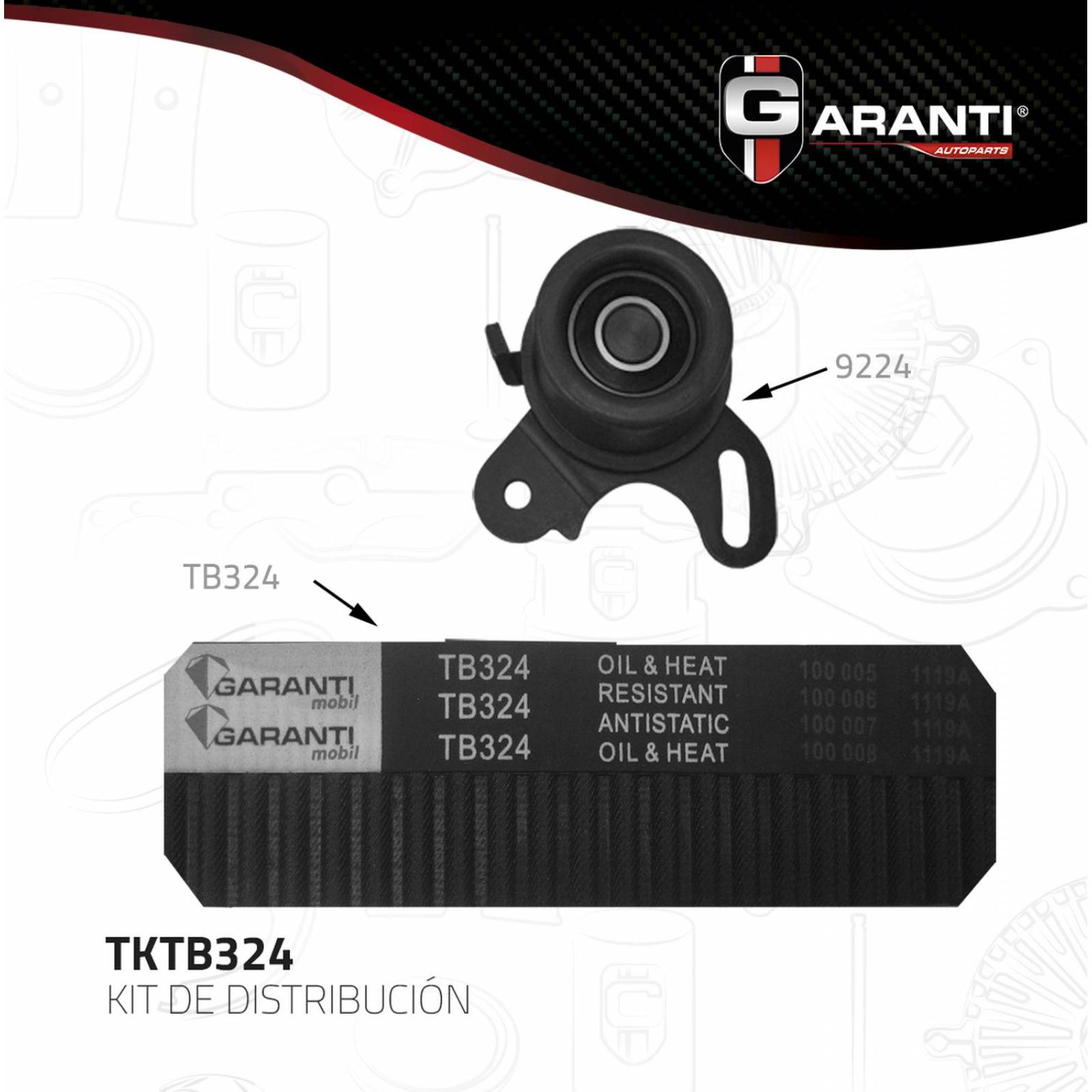 Kit Distribucion Para Hyundai Excel 1999 - 2003 (Garanti) 