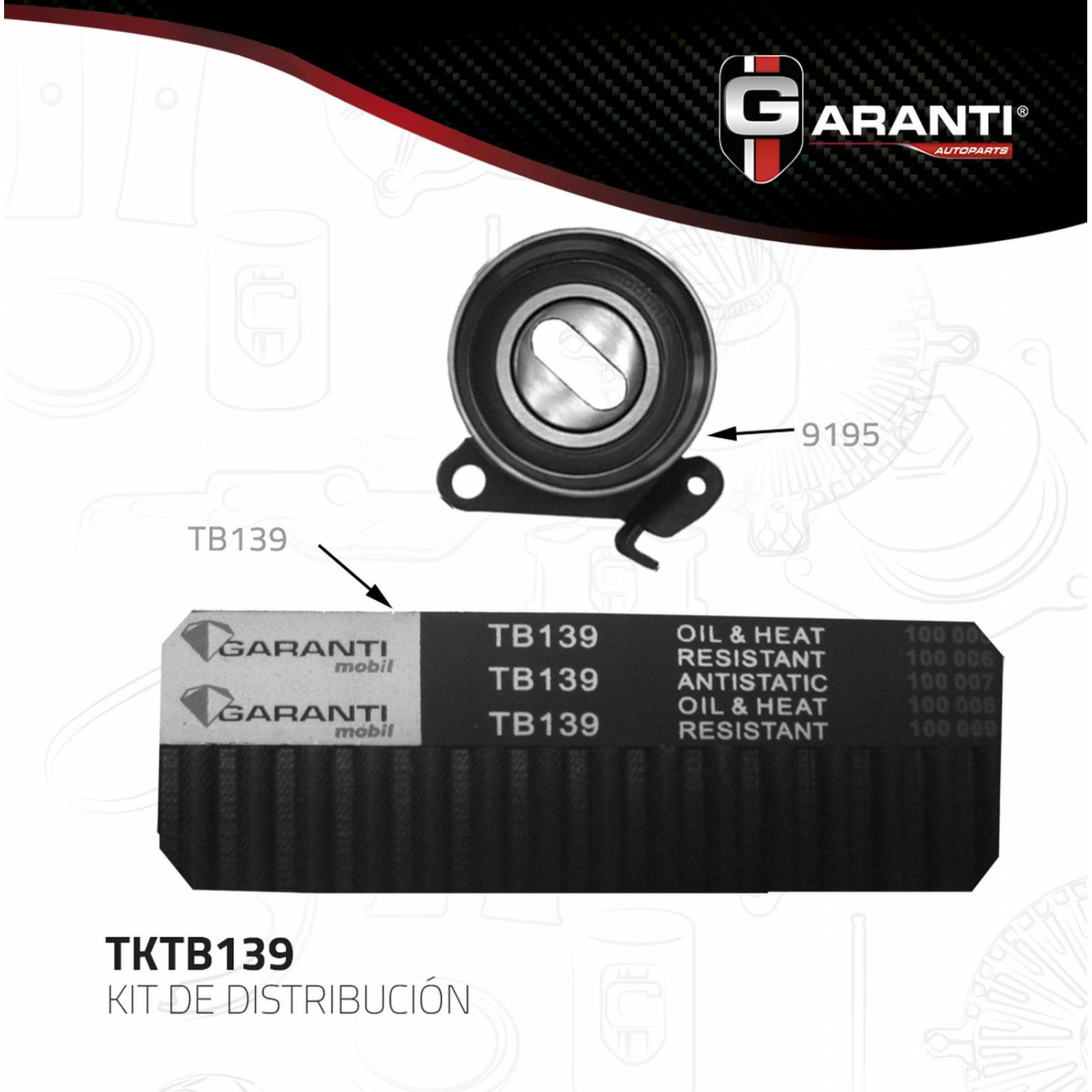 Kit Distribucion Para Mitsubishi Diamante 1992 - 1996 (Garanti) 