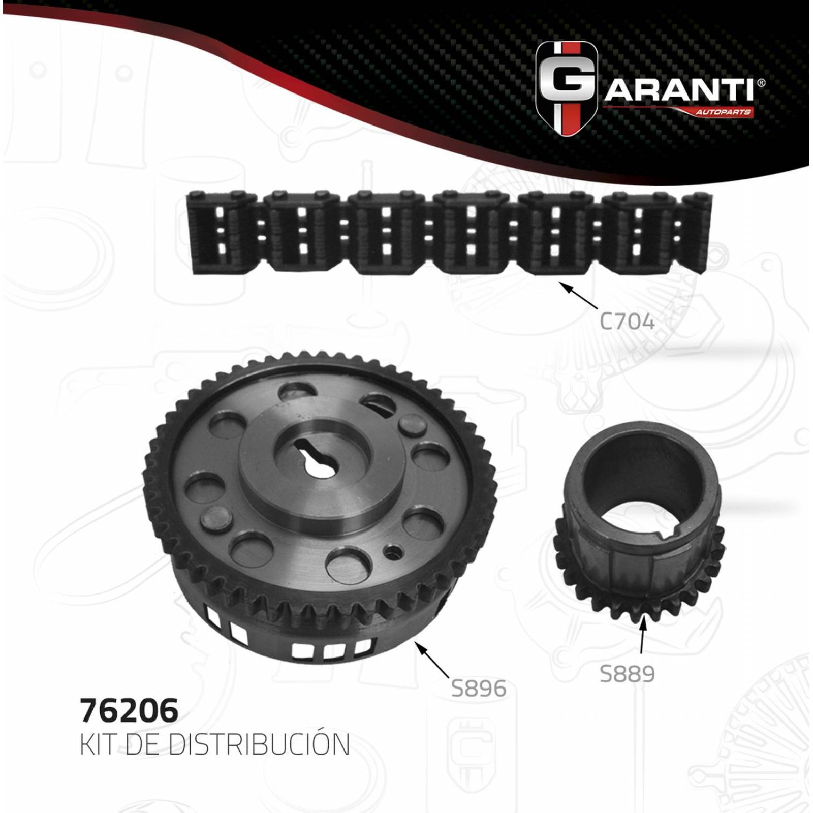Kit Distribucion Para Dodge Ram 3500 2003 - 2008 (Garanti) 