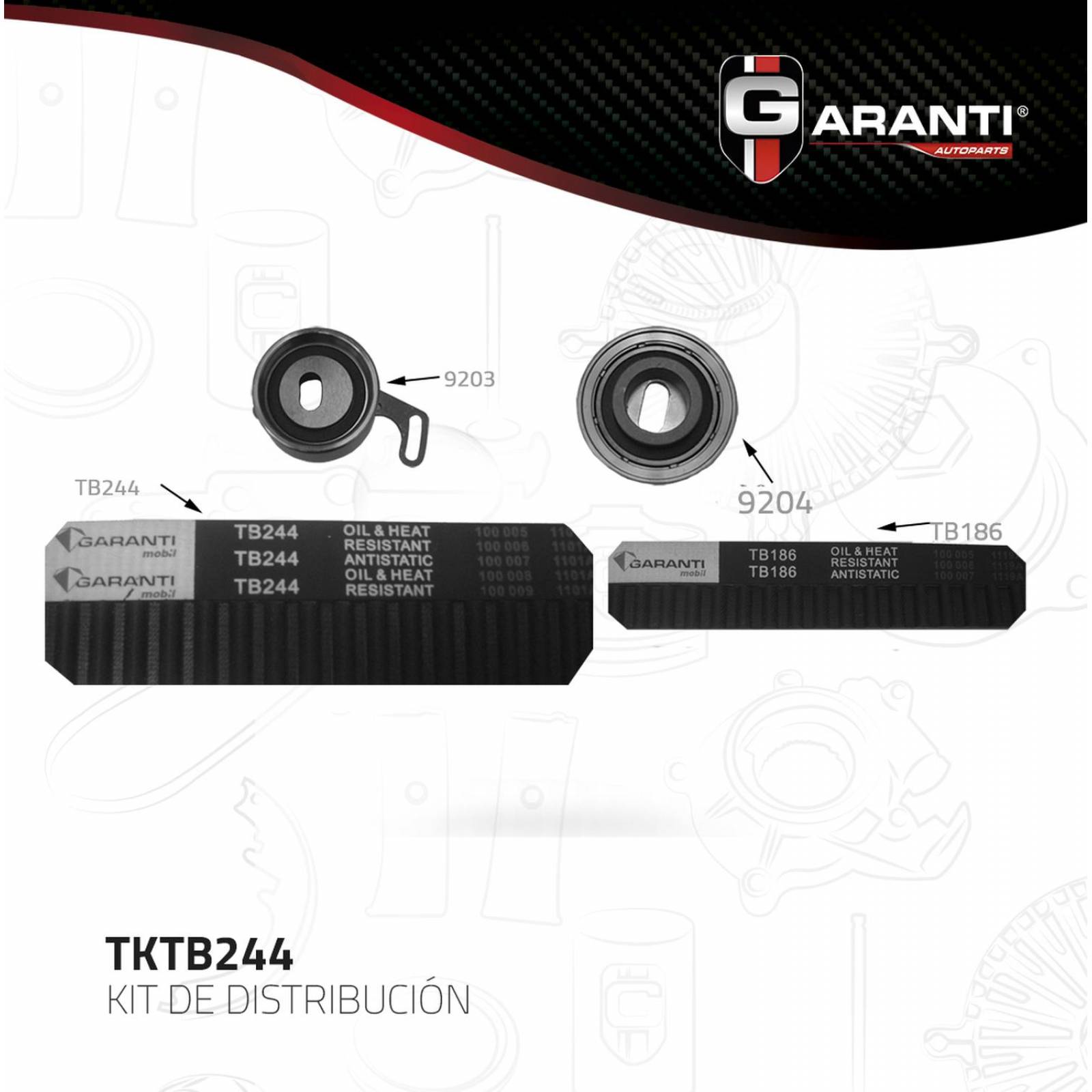 Kit Distribucion Para Isuzu Oasis 1998 - 1999 (Garanti) 