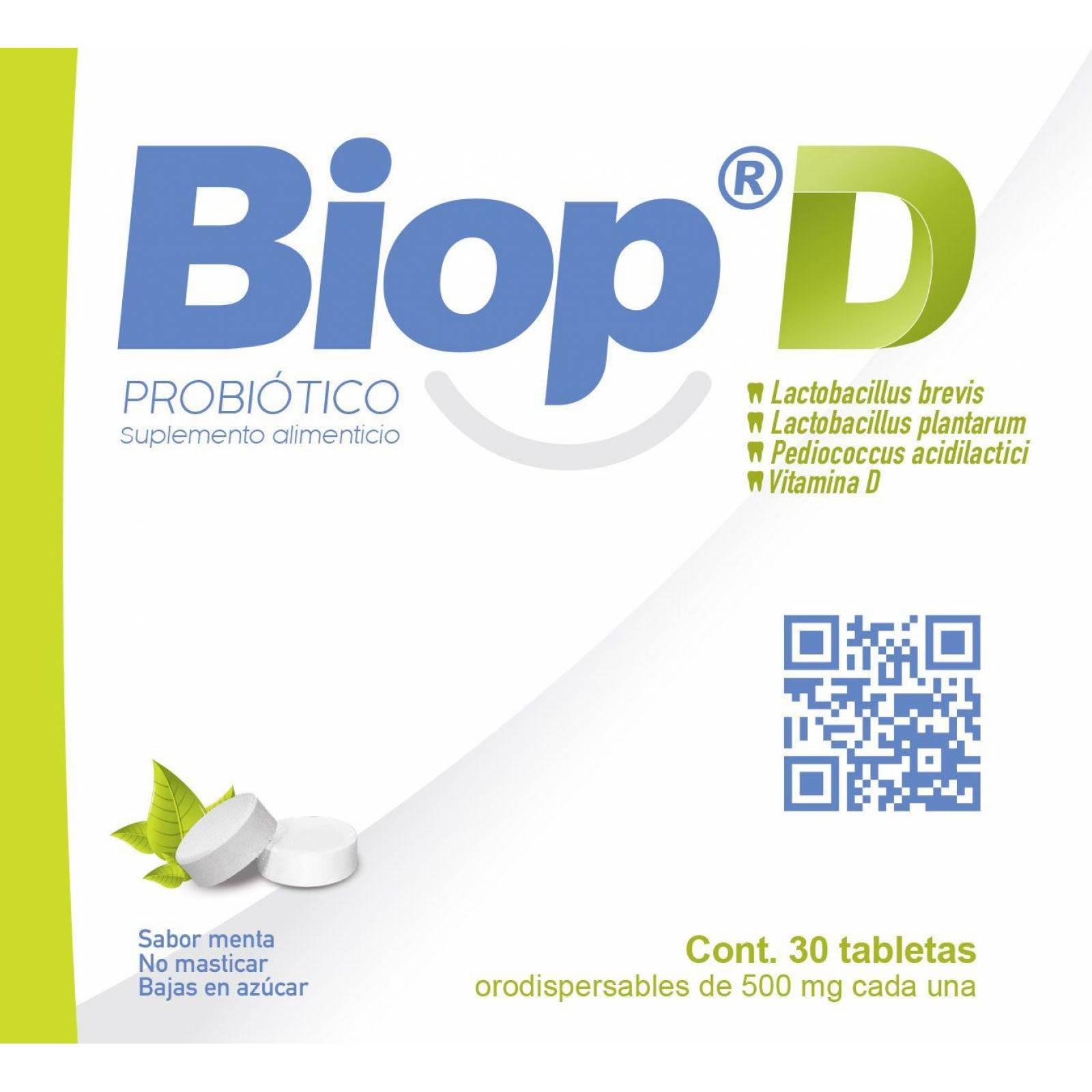 Biop D 50 Mg Caja Con 30 Tabletas 