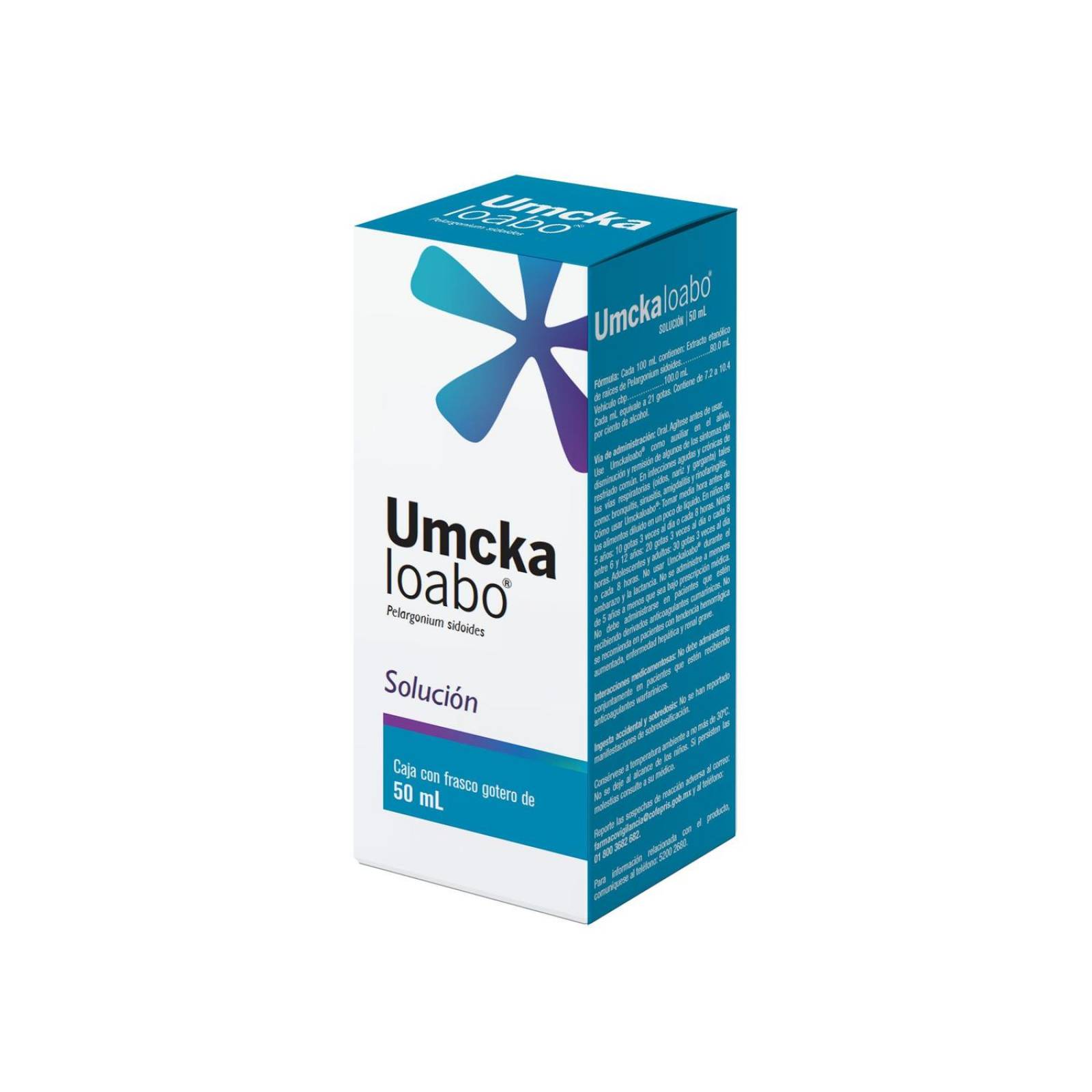 FRM-Umckaloabo Solución 80 mL Caja Con Frasco Con 50 mL 