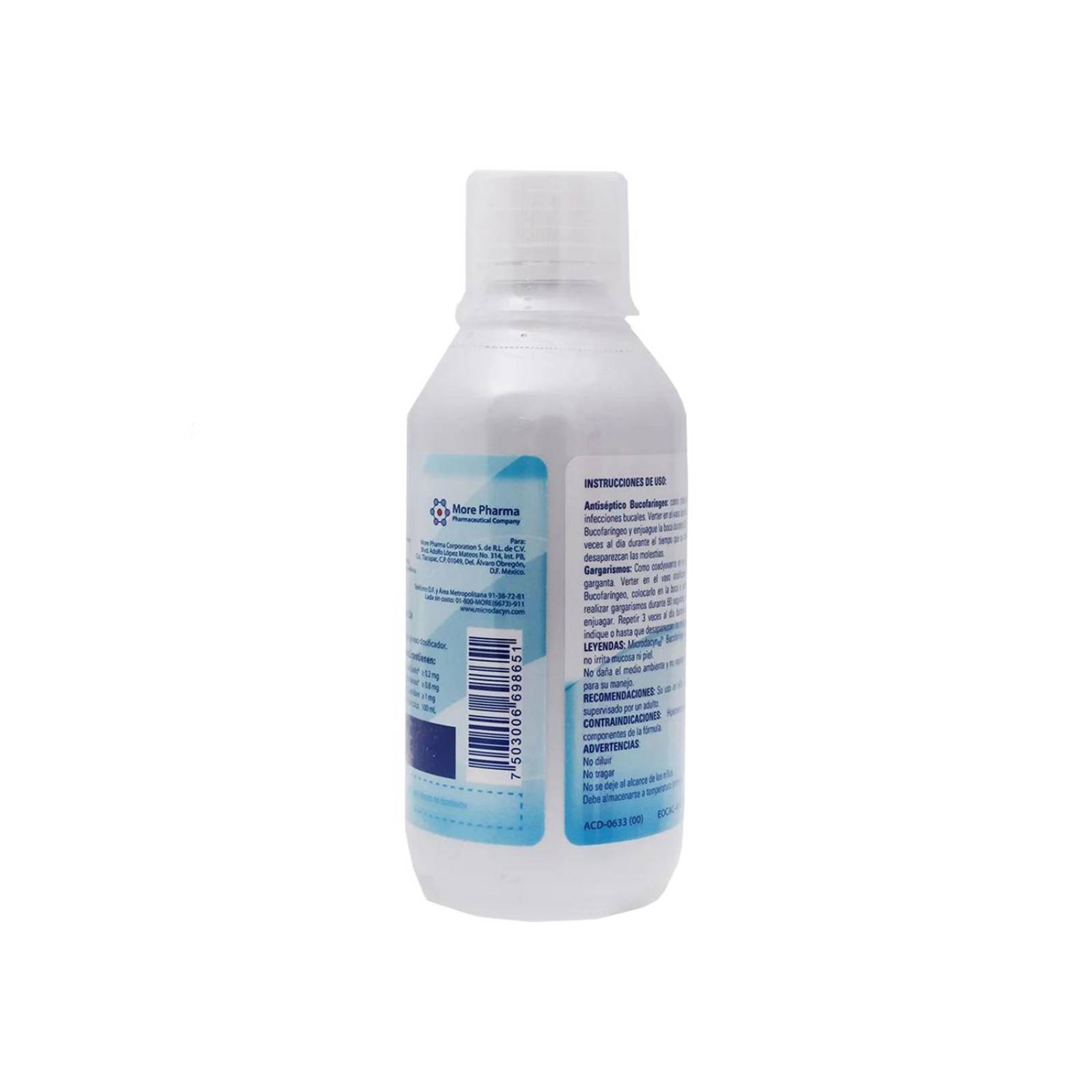 Microdacyn Bucofaríngeo Frasco Con 240 mL 