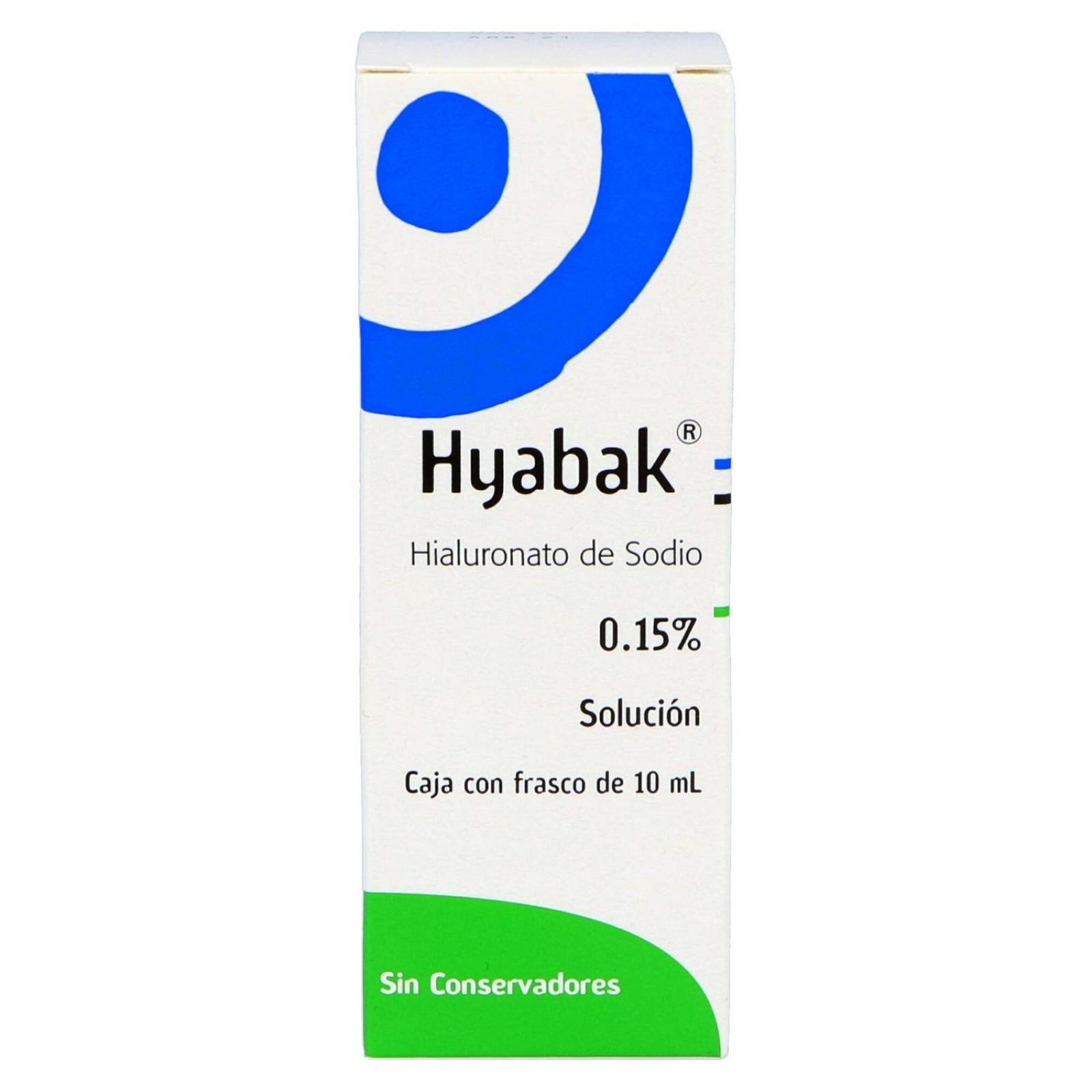 Hyabak 0.15 % Solución Caja Con Frasco Con 10 mL 