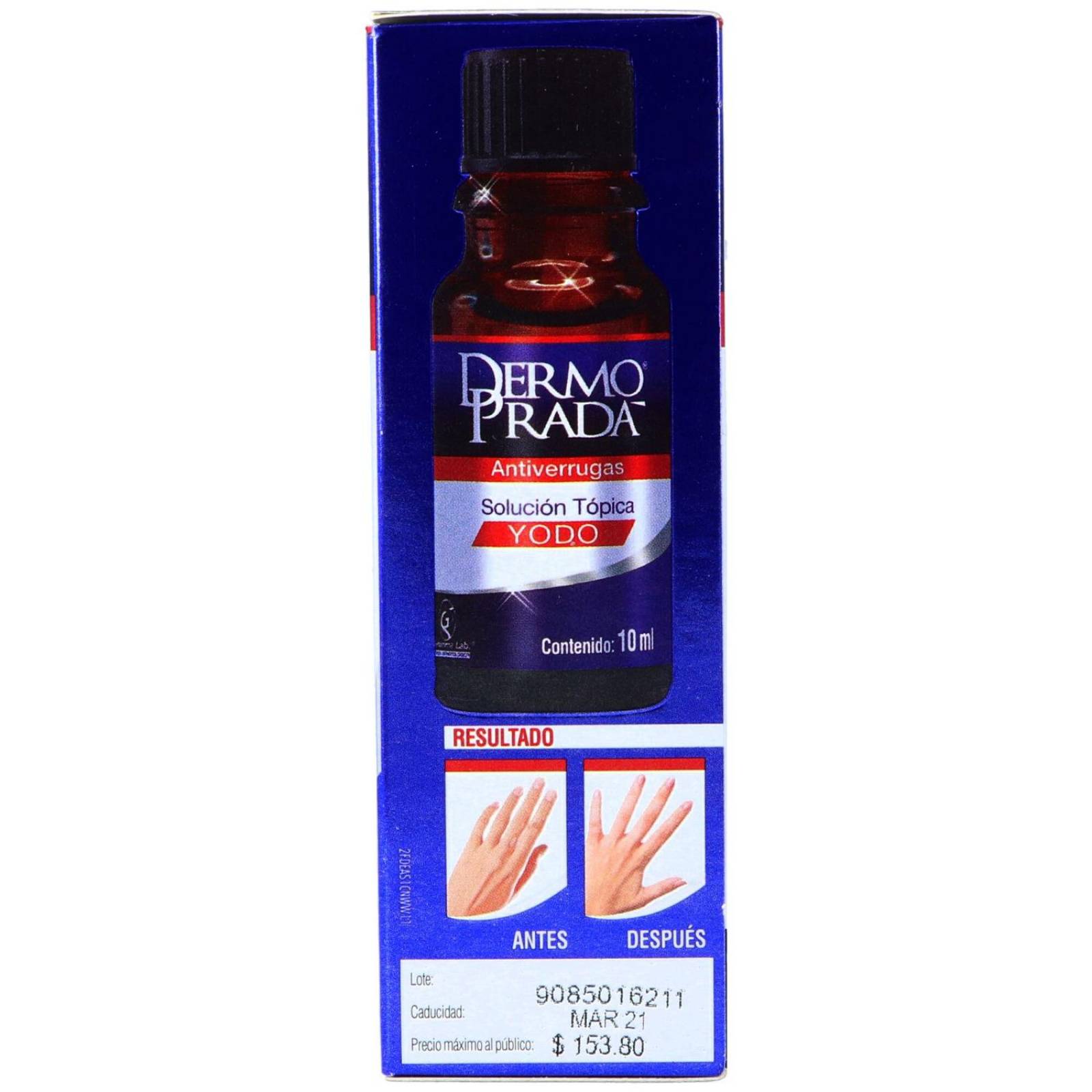 Dermo Prada Caja Con Frasco De 10 mL Y 2 Aplicadores 