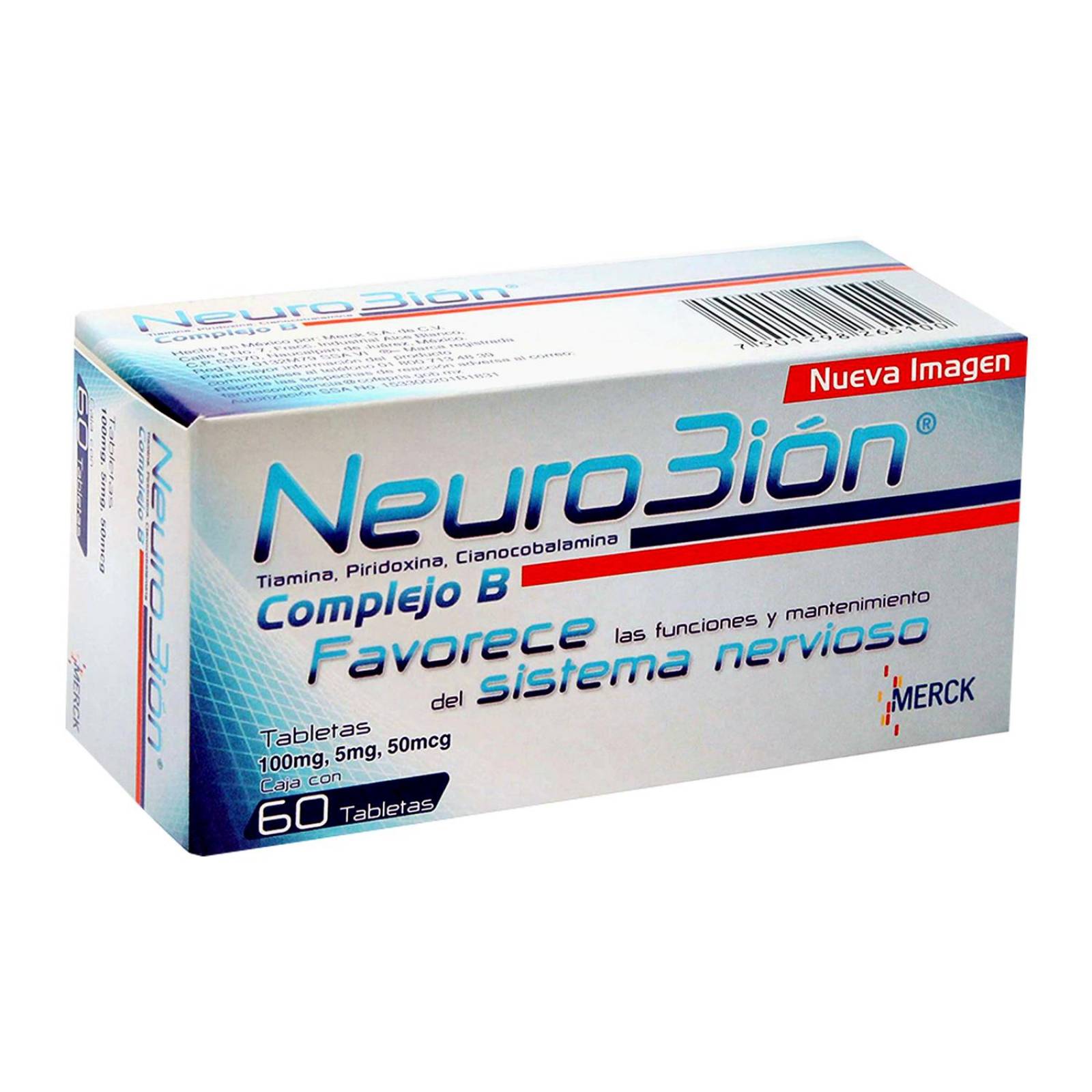 Neurobion Complejo B Caja Con 60 Tabletas 