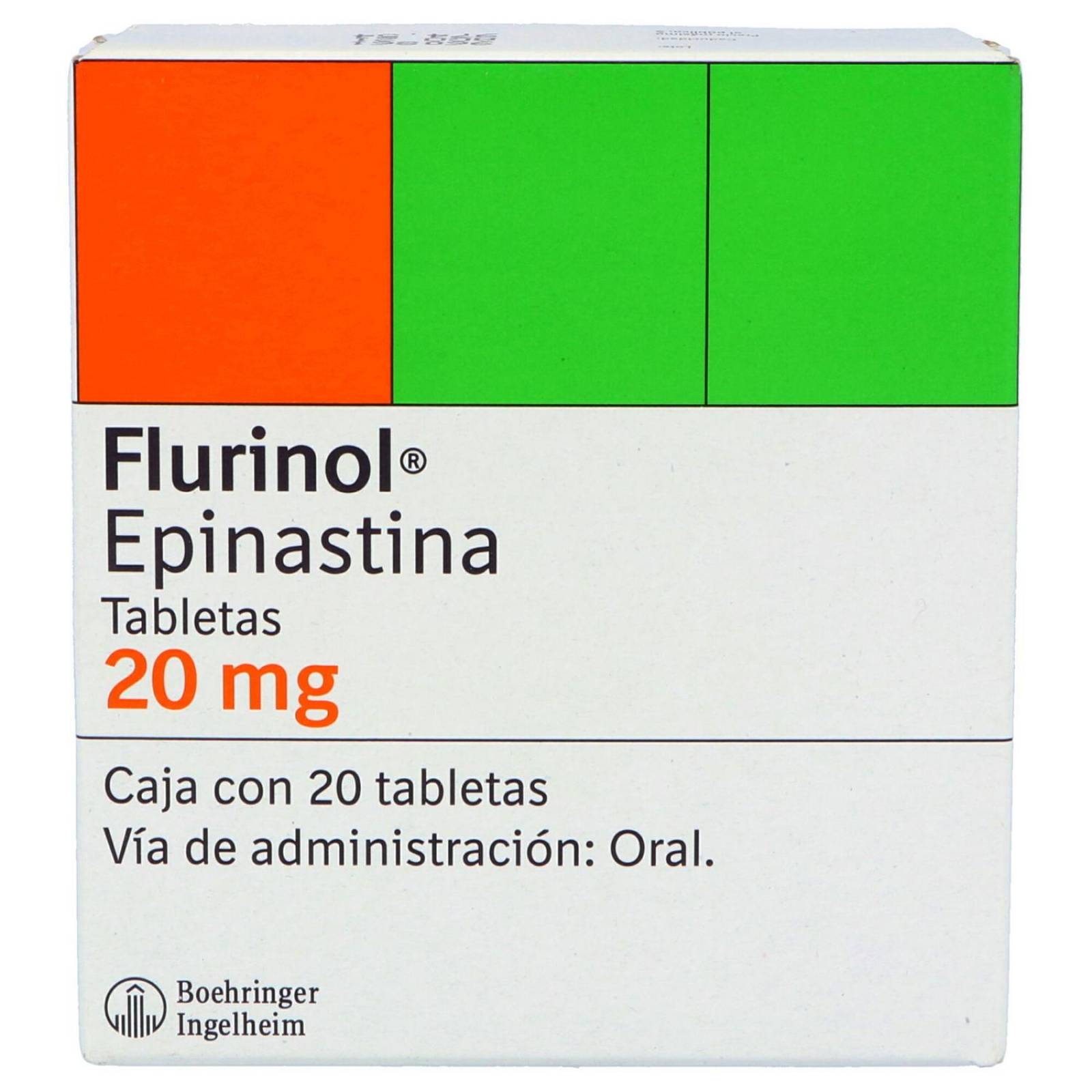 Flurinol 20 Mg Caja Con 20 Tabletas 