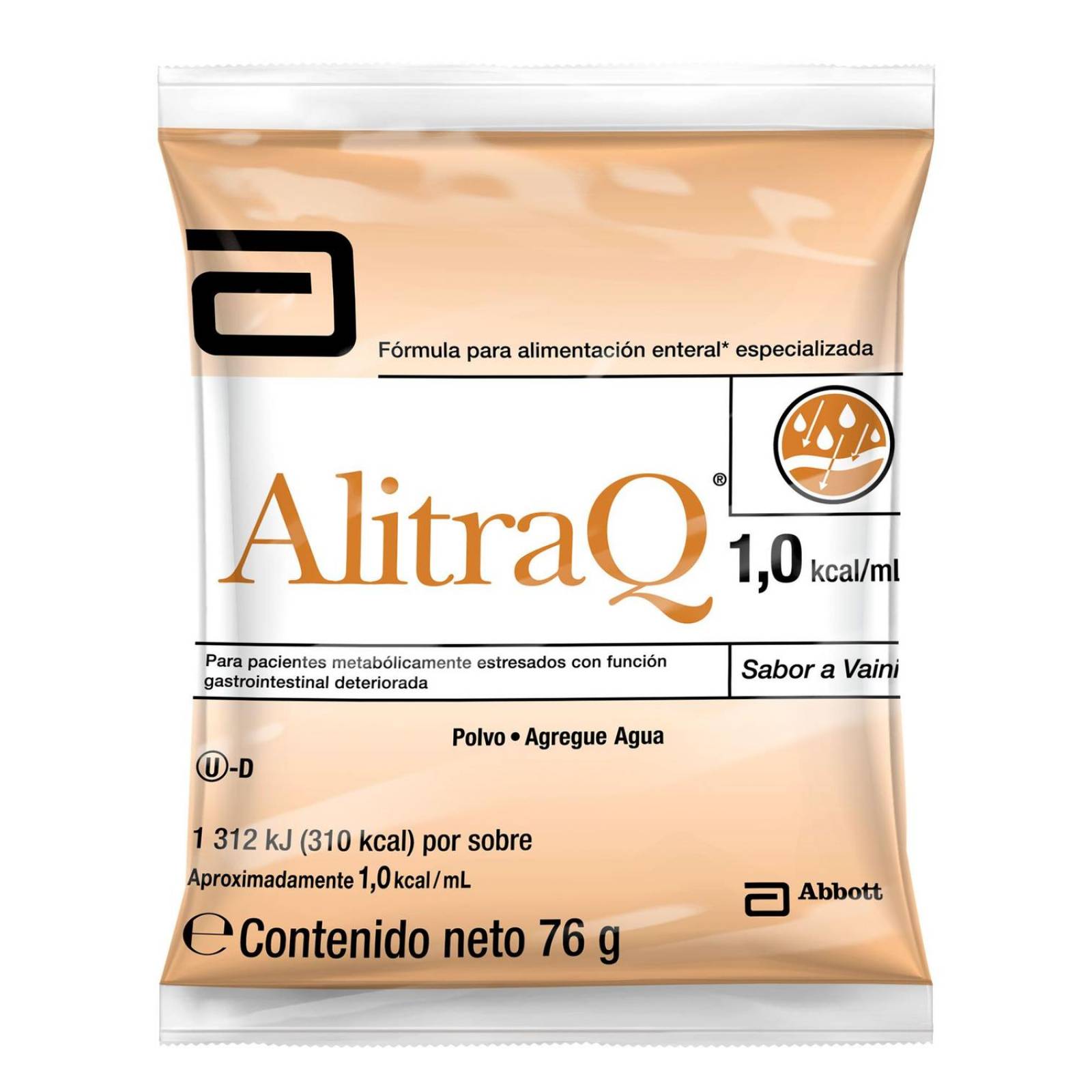 FRM-Alitraq 76 g Caja Con 6 Sobres Sabor Vainilla 