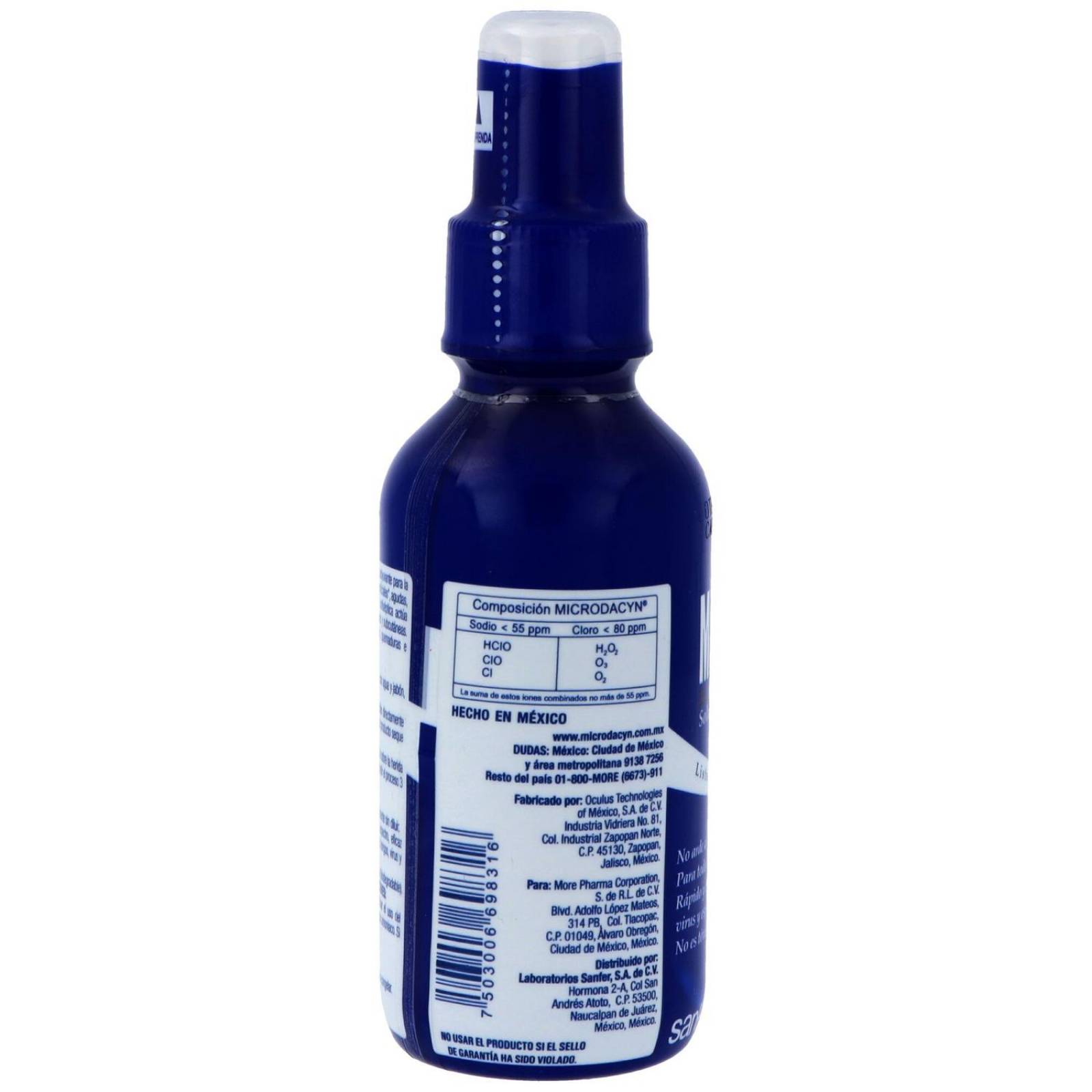 Microdacyn Frasco Spray Con 120 mL 