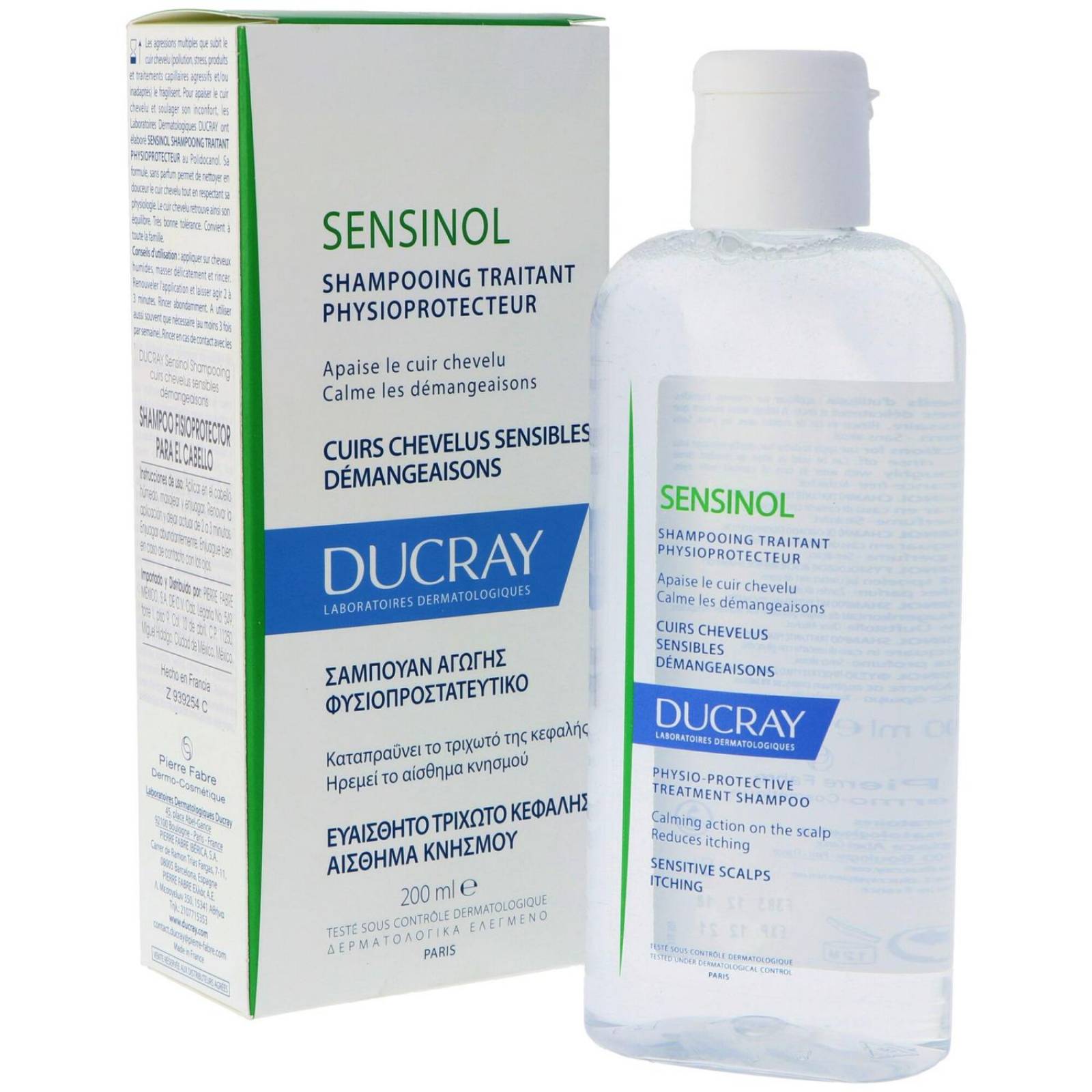 Sensinol Shampoo Fisioprotector Caja Con Frasco Con 200 mL 