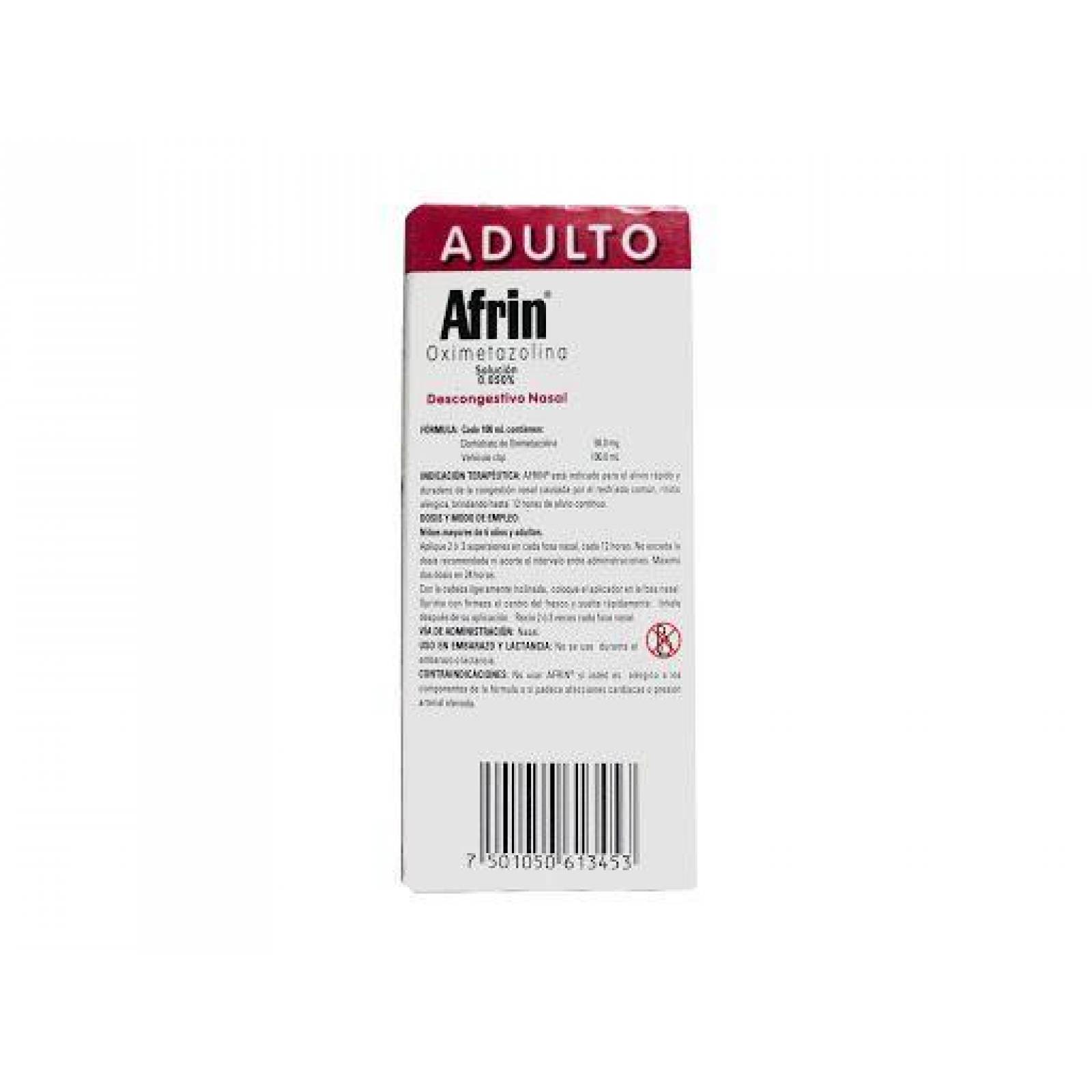 Afrin Adulto Caja Con Frasco Spray Con 20 mL 