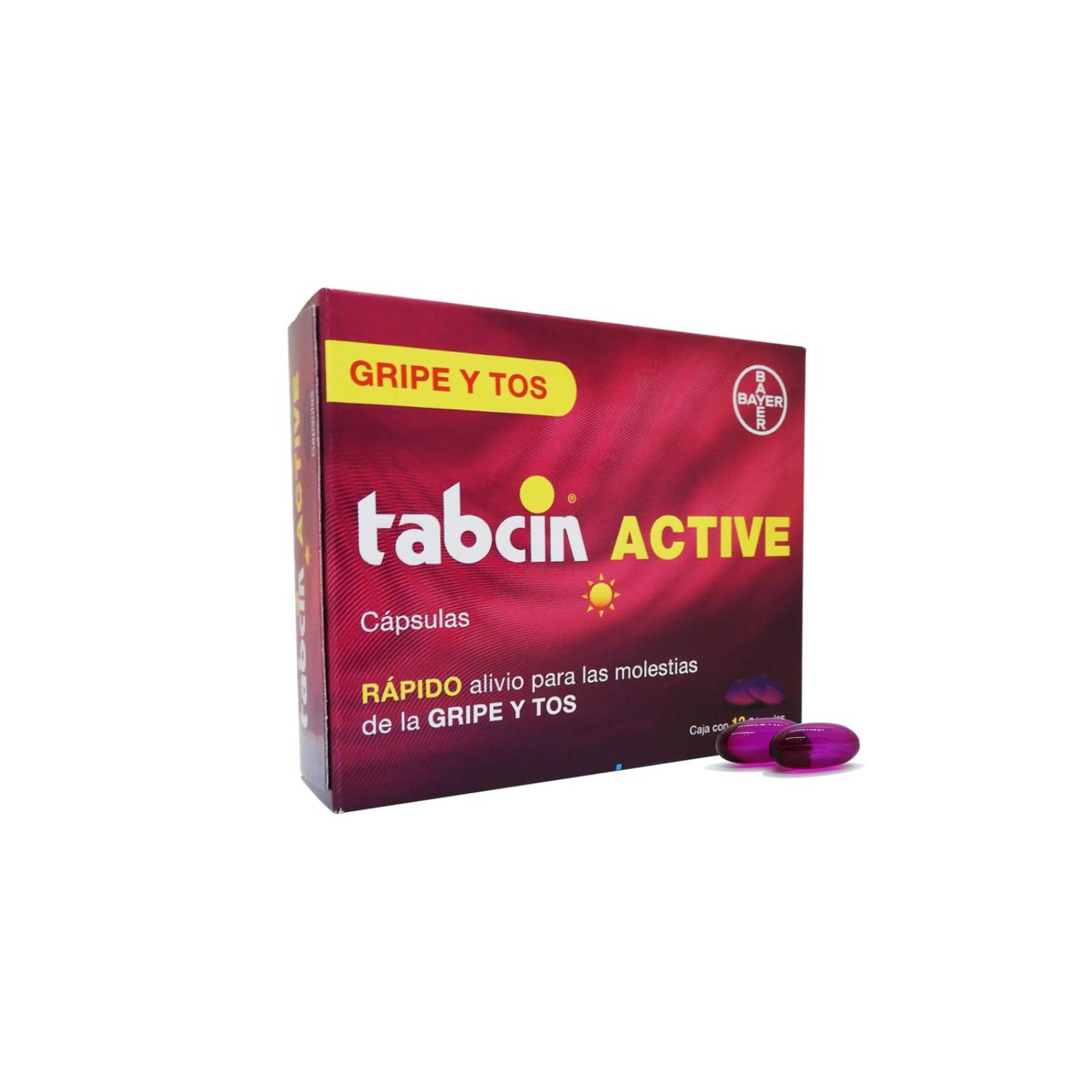 Tabcin Active Caja Con 12 Cápsulas 
