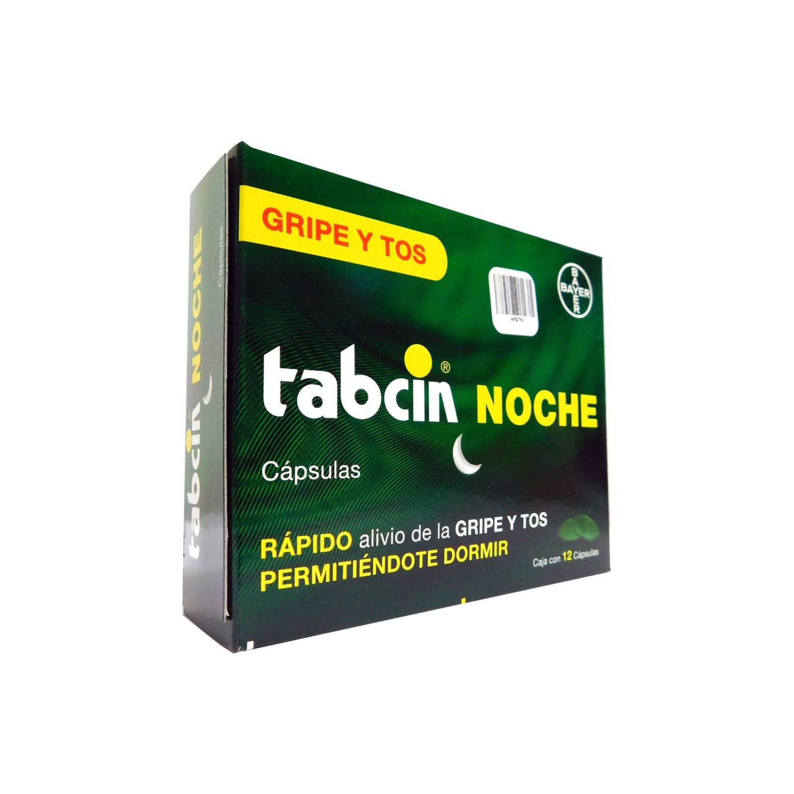 Tabcin Noche 250 mg Caja Con 12 Cápsulas 