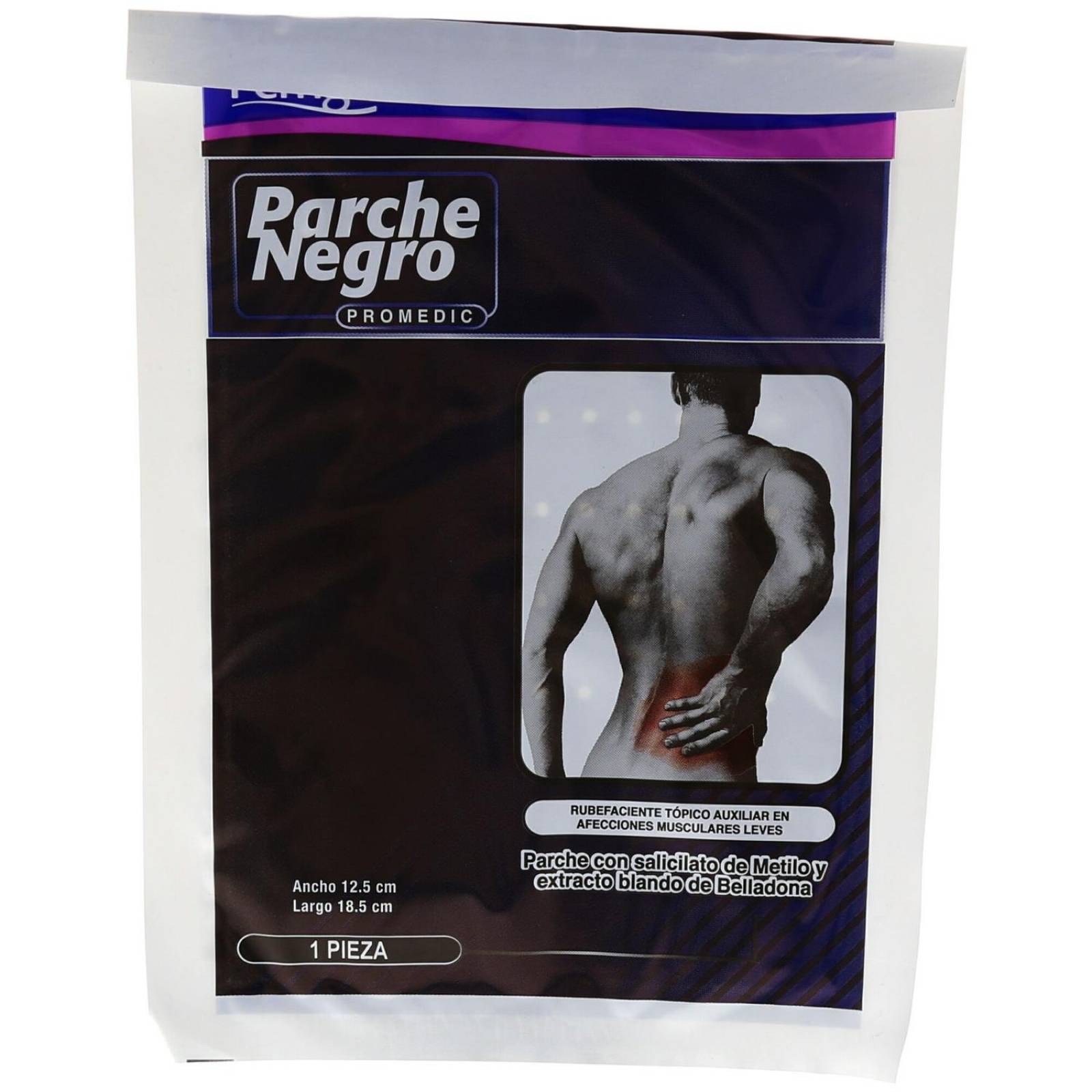 Parche Negro Promedic Bolsa Con 1 Pieza 