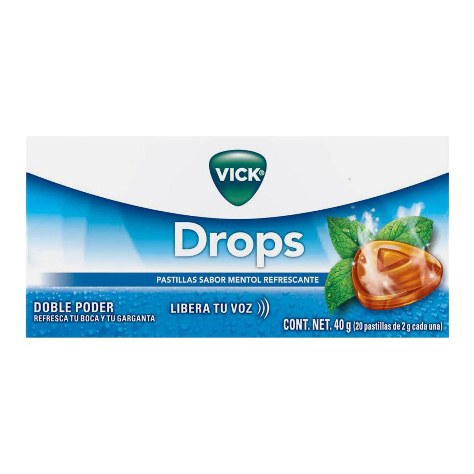 Vick Caja Con 20 Pastillas Sabor Mentol-Eucalipto 