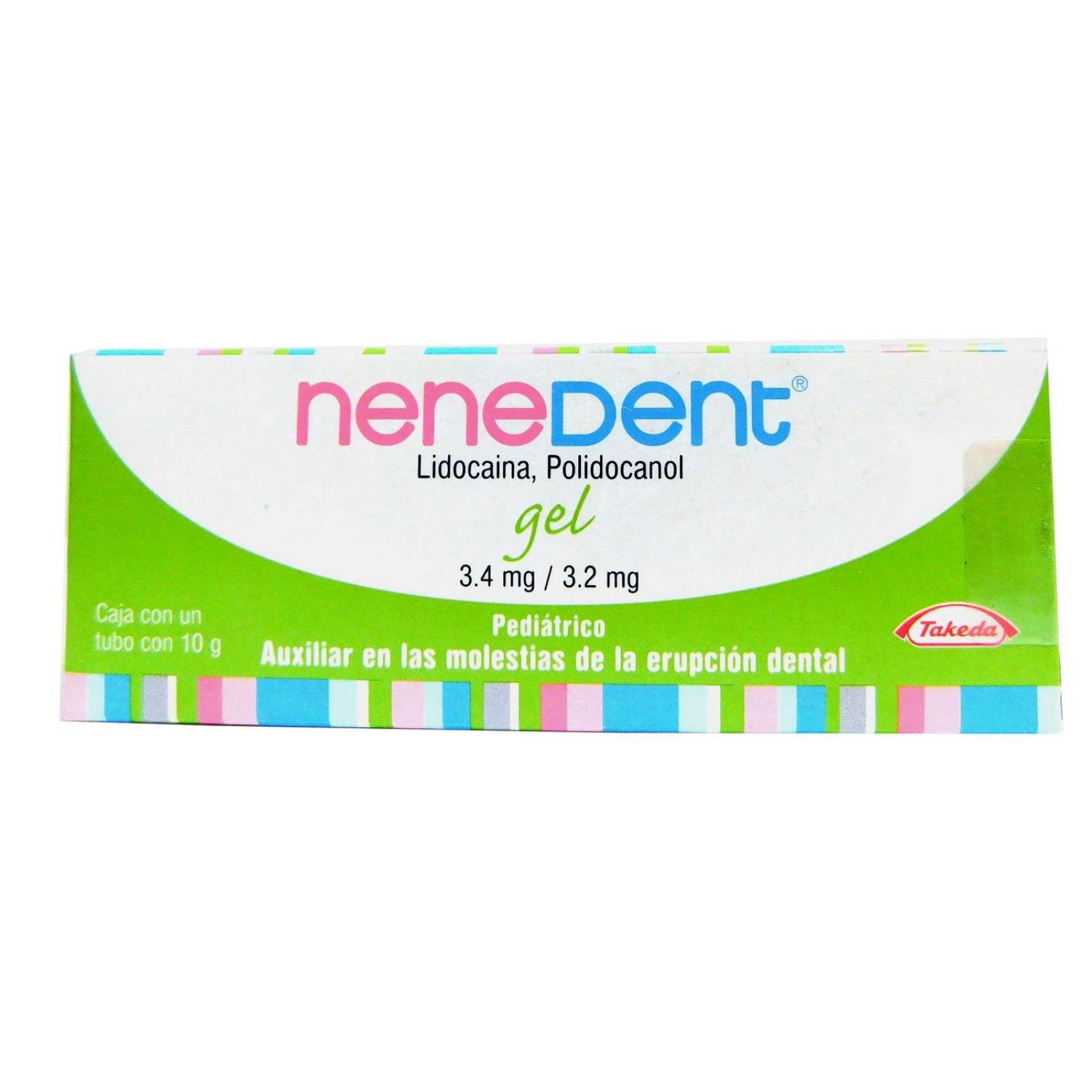 Nenedent Gel 3.4 mg / 3.2 mg Caja Con Tubo Con 10 g 