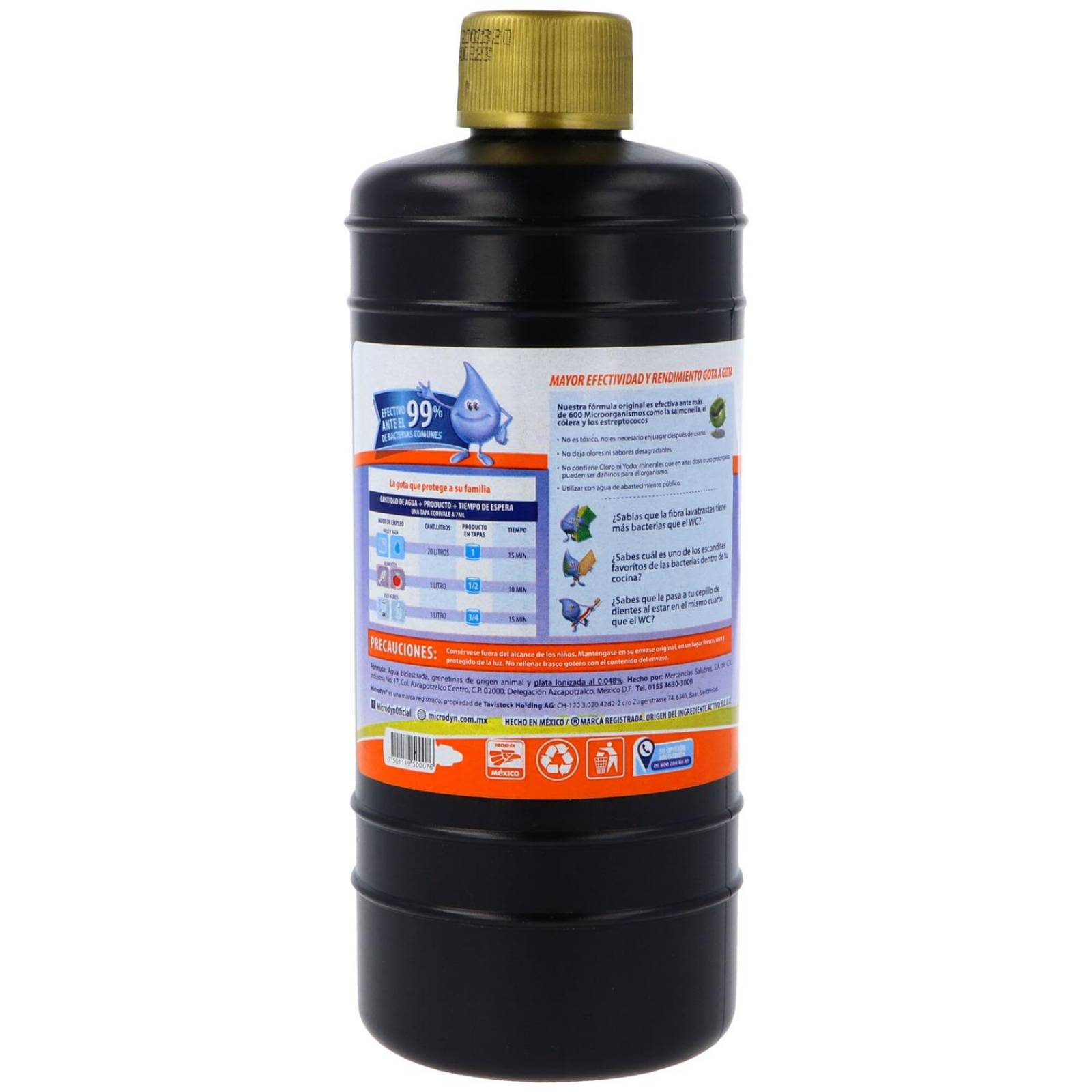 Microdyn Frasco Con 500 mL 