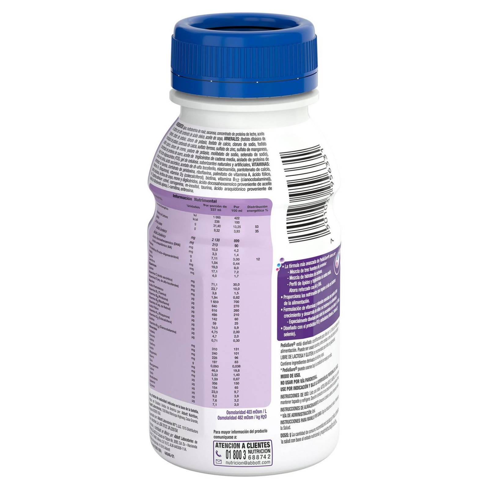 FRM-Pediasure Plus Envase Con 237 mL Sabor A Fresa 